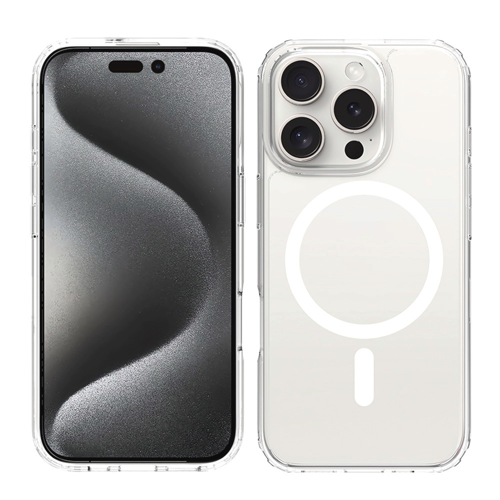 PEDEA Handyhülle »MagCase für Apple iPhone 16 Pro« Backcover, Schutzhülle, Handyschutzhülle, Case, Schutzcase, stossfest