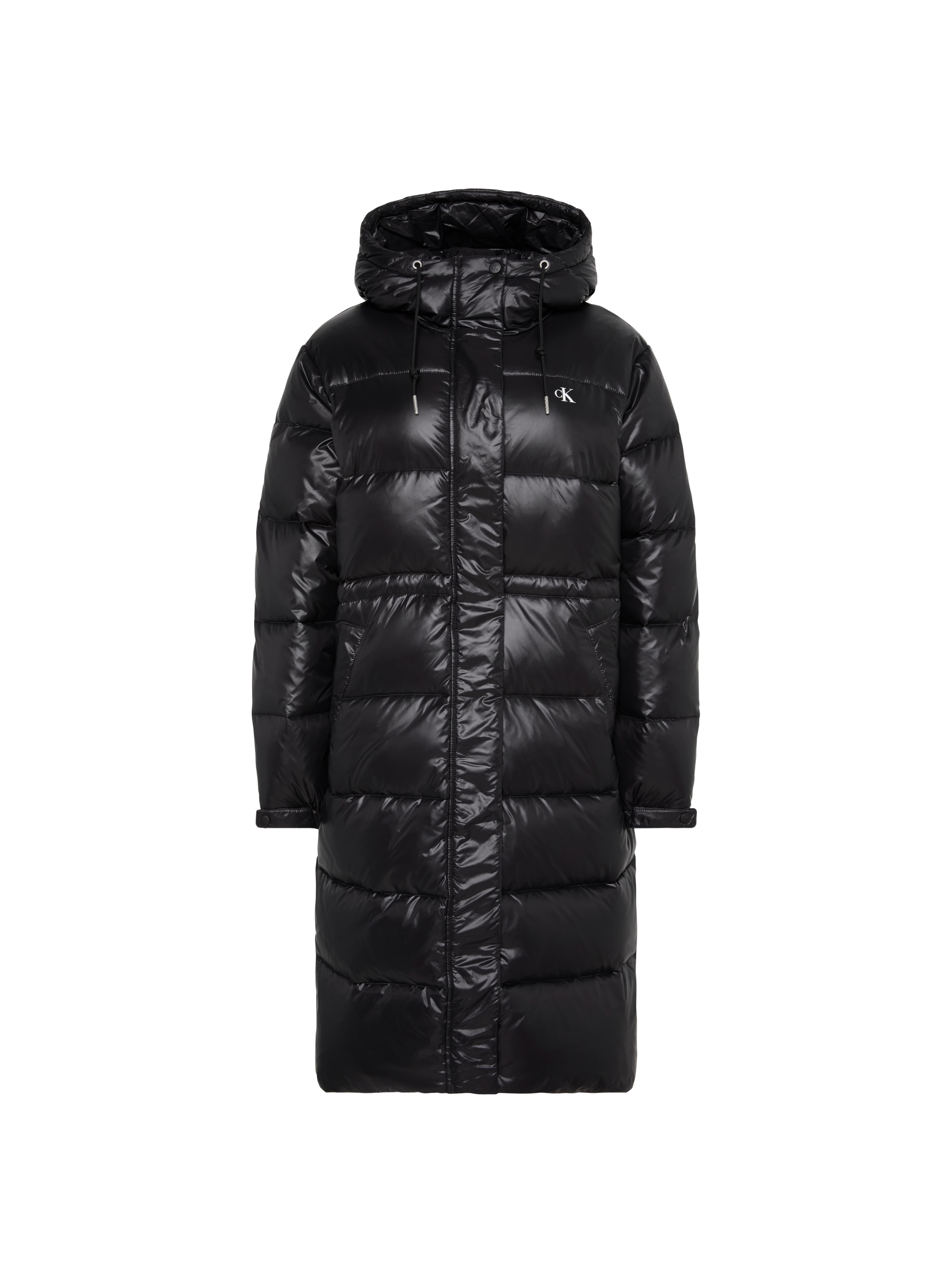 Calvin Klein Steppmantel »SHINE LONG PUFFER« Regular fit mit Kapuze