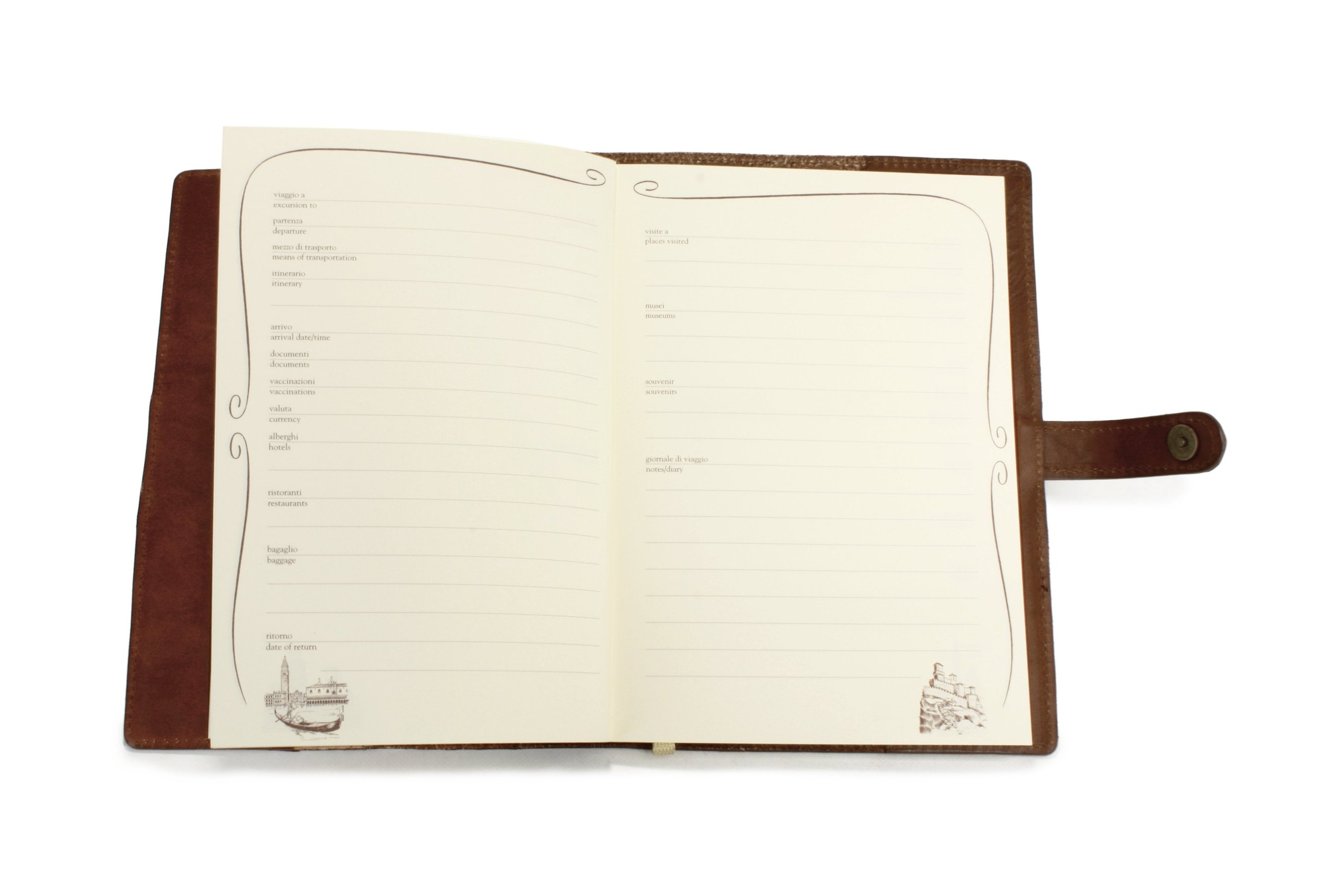 Piké Carnet de notes »BUON VIAGGIO« B5 elastisch