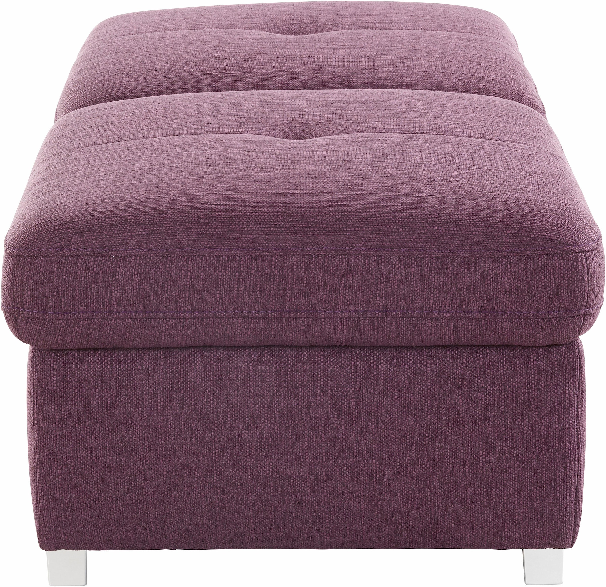 exxpo - sofa fashion Tabouret »Spring Bankhocker, guter Sitzkomfort und tolle Verarbeitungsdetails«