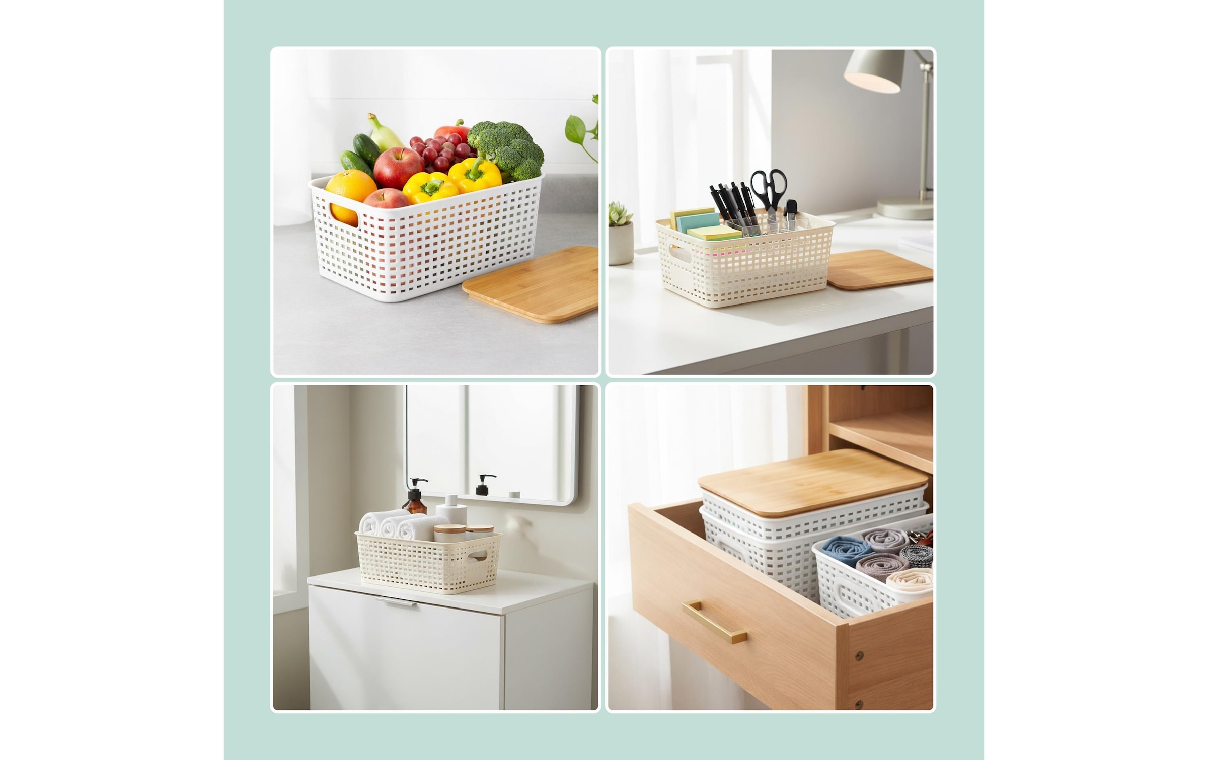 relaxdays Aufbewahrungsbox »6er Set«