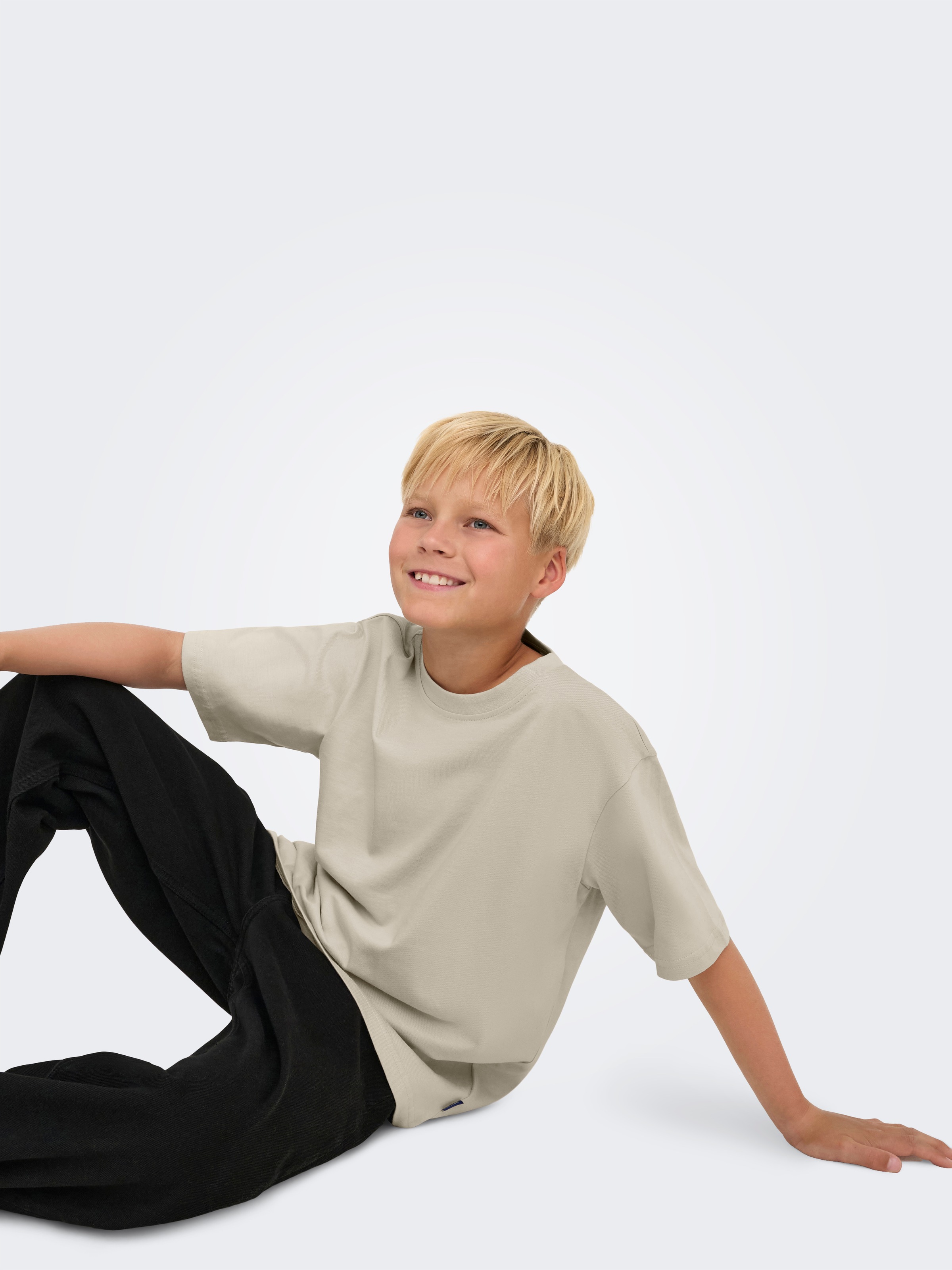 ONLY & SONS junior Shirt à col rond »OSJFRED LIFE RLX SS TEE JRS NOOS« coton, coupe décontractée