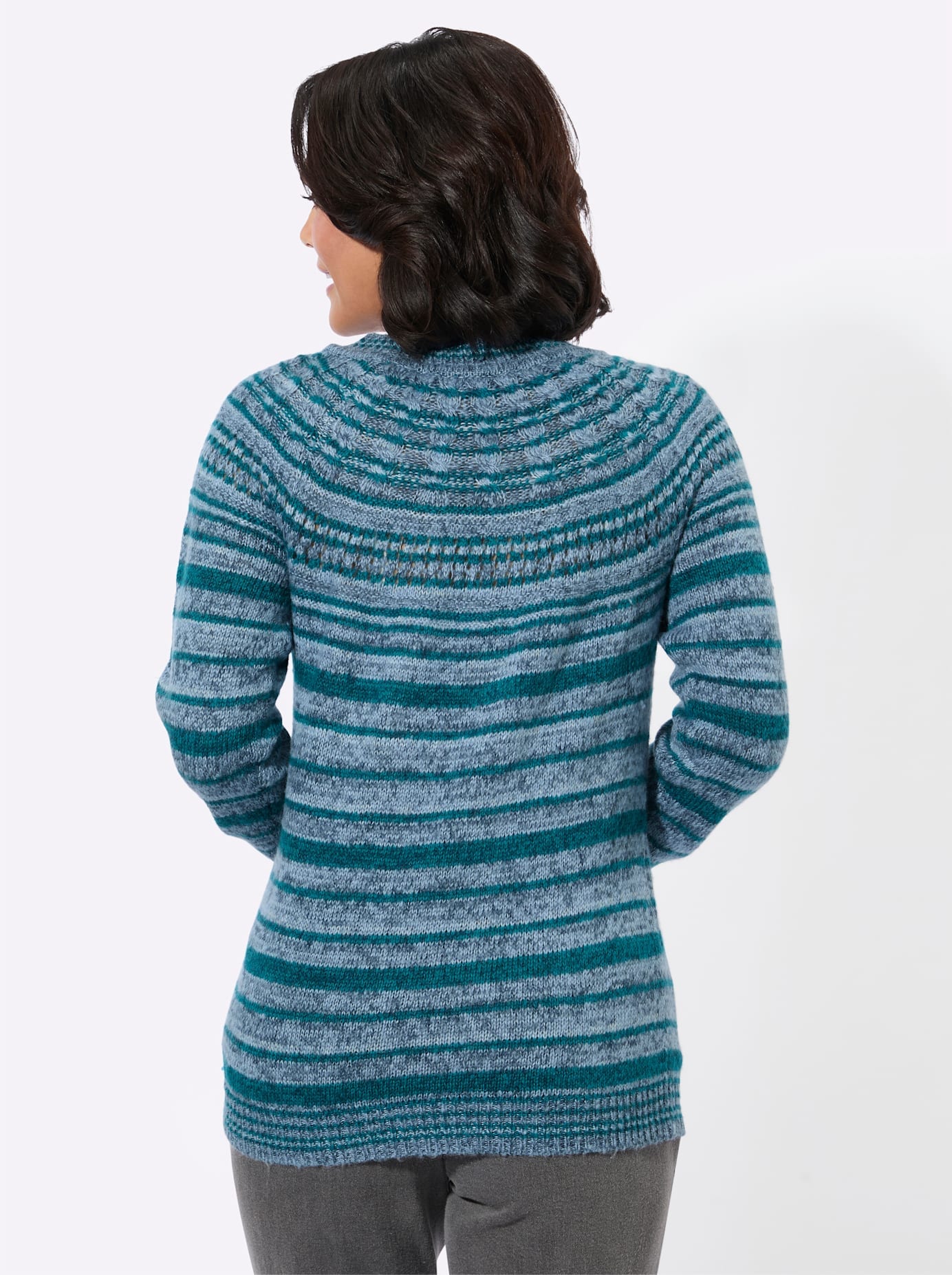 Casual Looks Pull à col rond »Rundhals-Pullover«