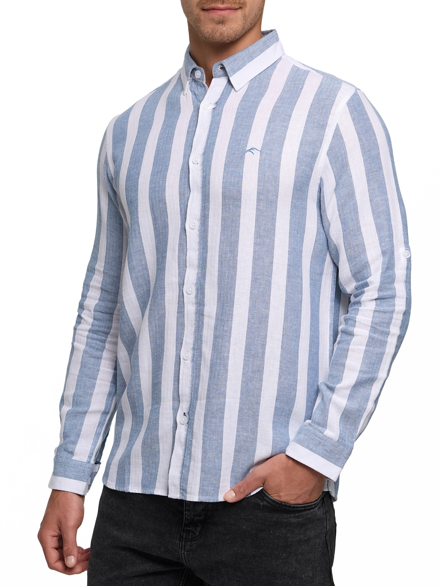 Indicode Langarmhemd »INDonuld«