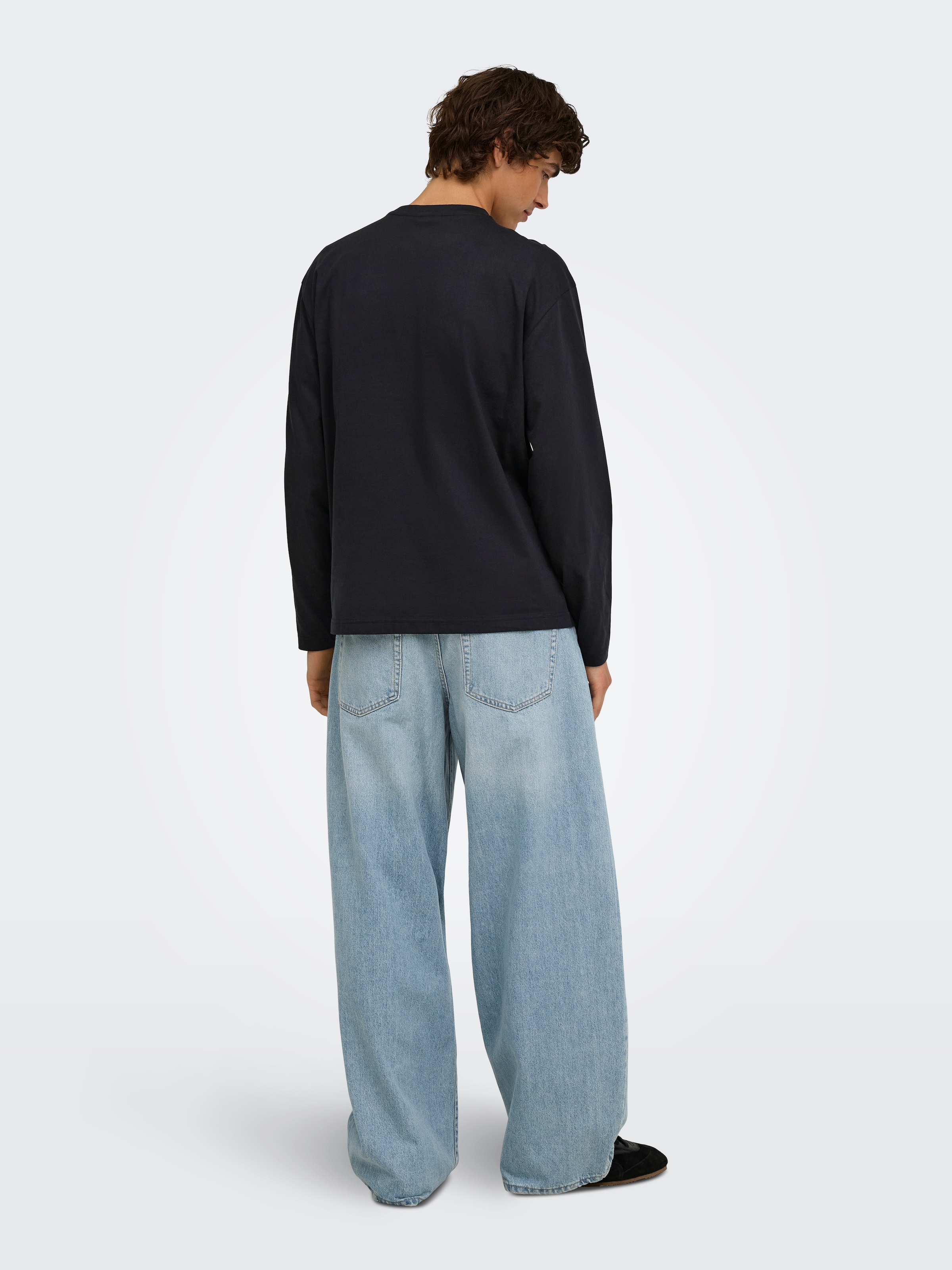 ONLY & SONS T-shirt à manches longues »ONSFRED LIFE RLX LS TEE NOOS« coton, coupe décontractée