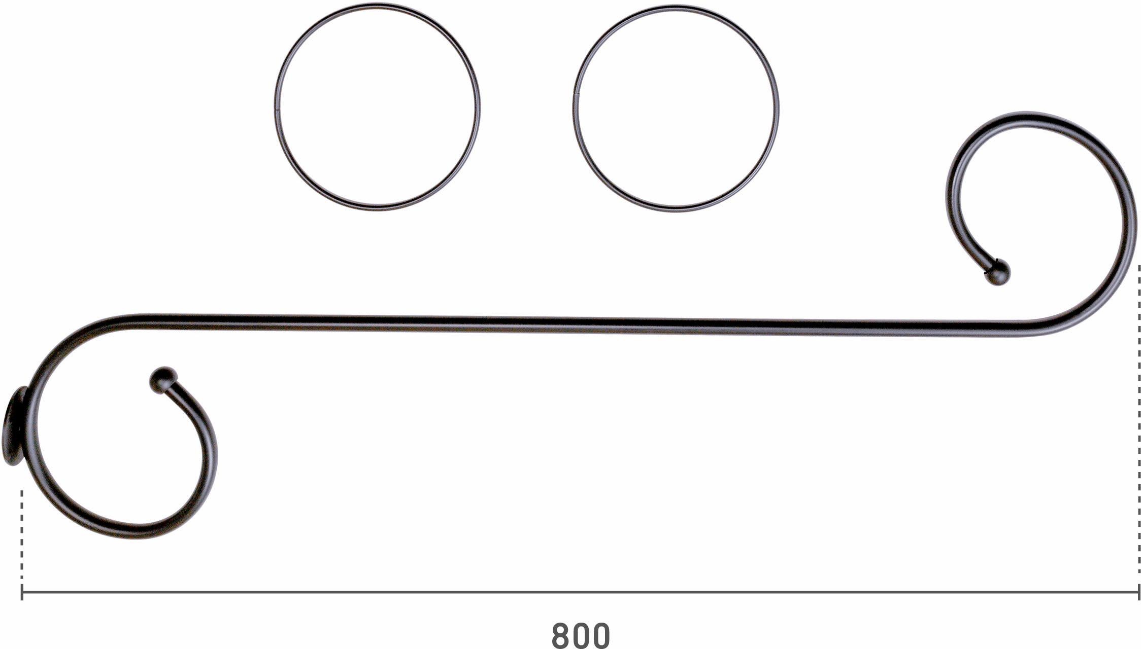 Good Life Himmelbettgarnitur »Antonia« mit 2 Deko-Ringen