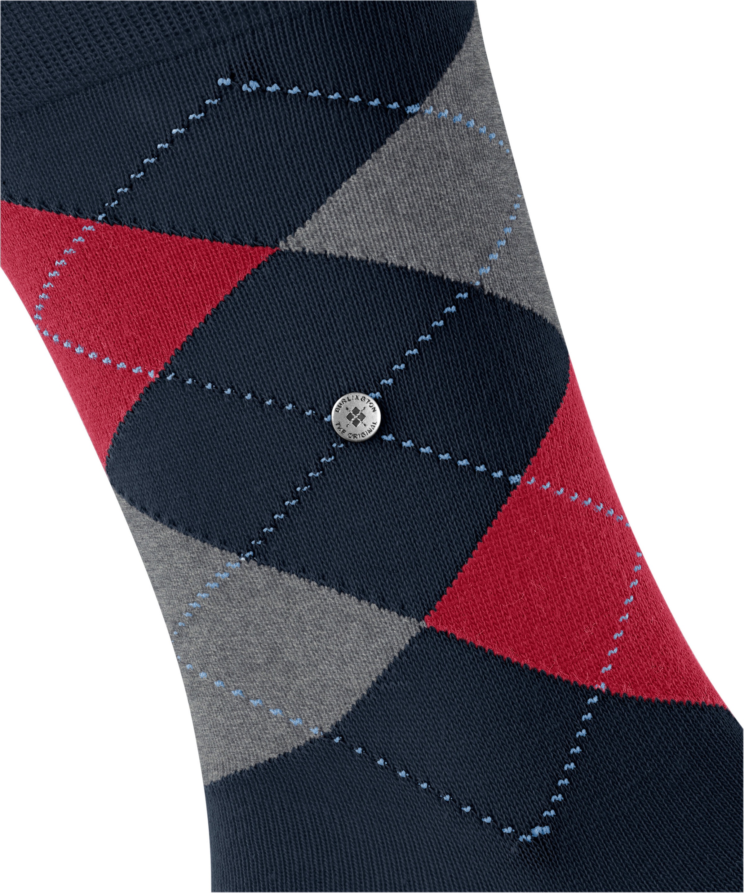 Burlington Socken »King« Einheitsgrösse 40-46, Argyle-Muster, Burlington-Clip