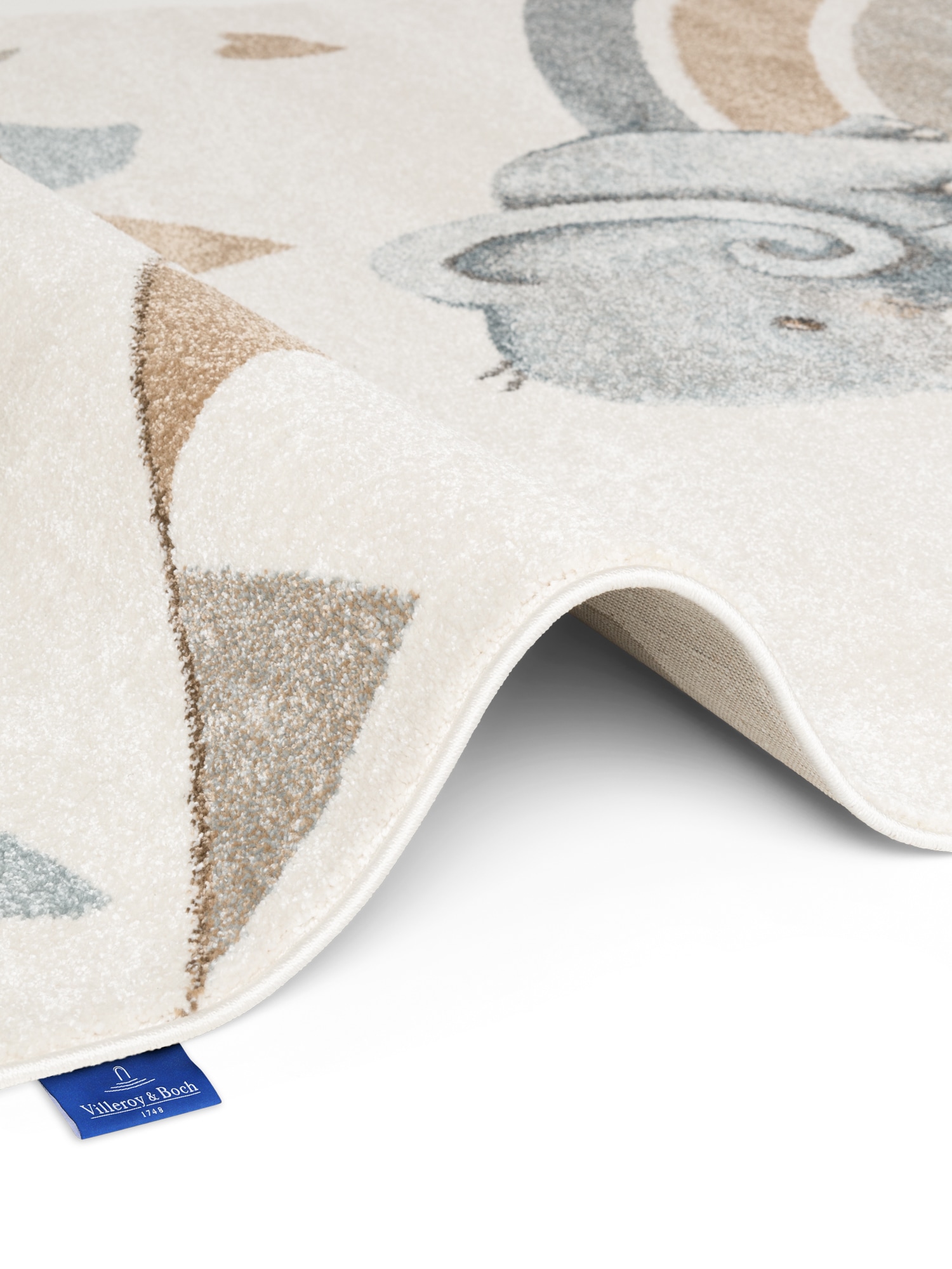 Villeroy & Boch Kinderteppich »Walk like an Elephant Rainbow Party Teppich« rechteckig 9 mm Höhe Spielteppich weich, Kinderzimmer, Boho Kids Spielunterlage, Tieremotiv