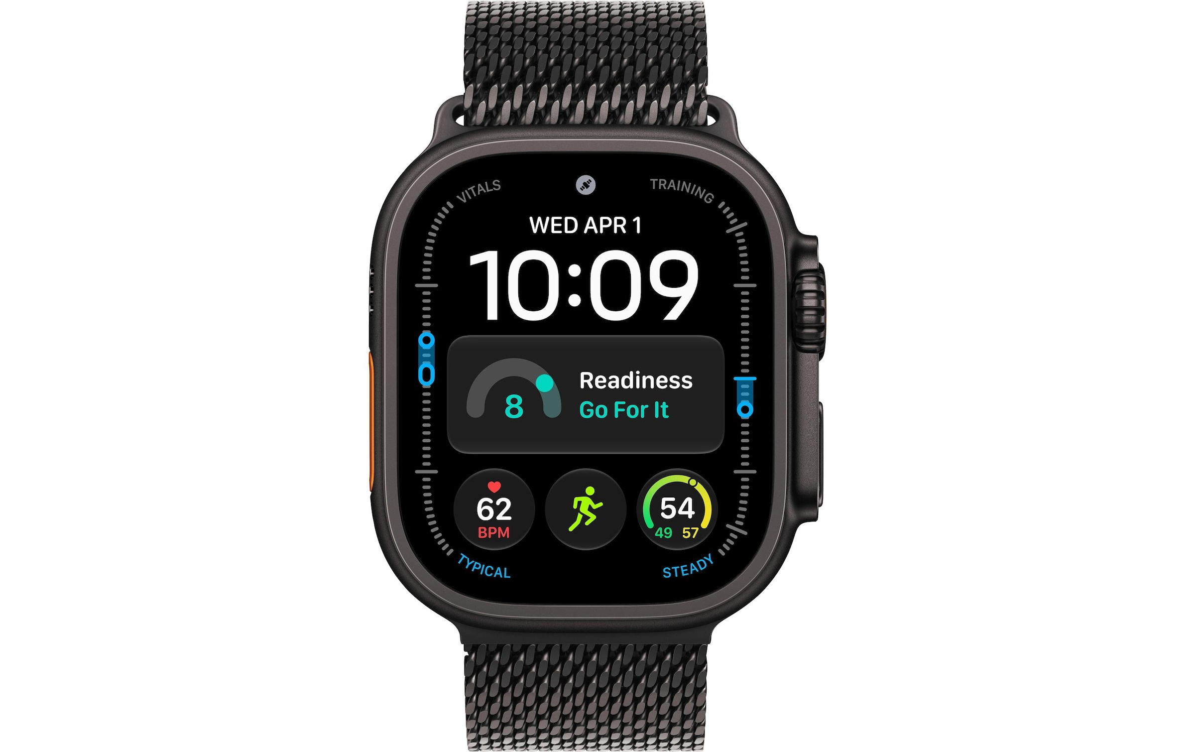 Apple Smartwatch »Apple Watch Ultra 4 Nature Titan Milanese Loop M«