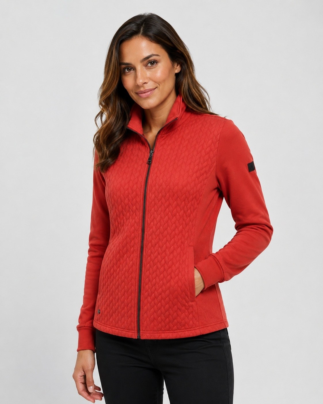 LPO Fleecejacke »Fleecejacke Simona« mit Kapuze