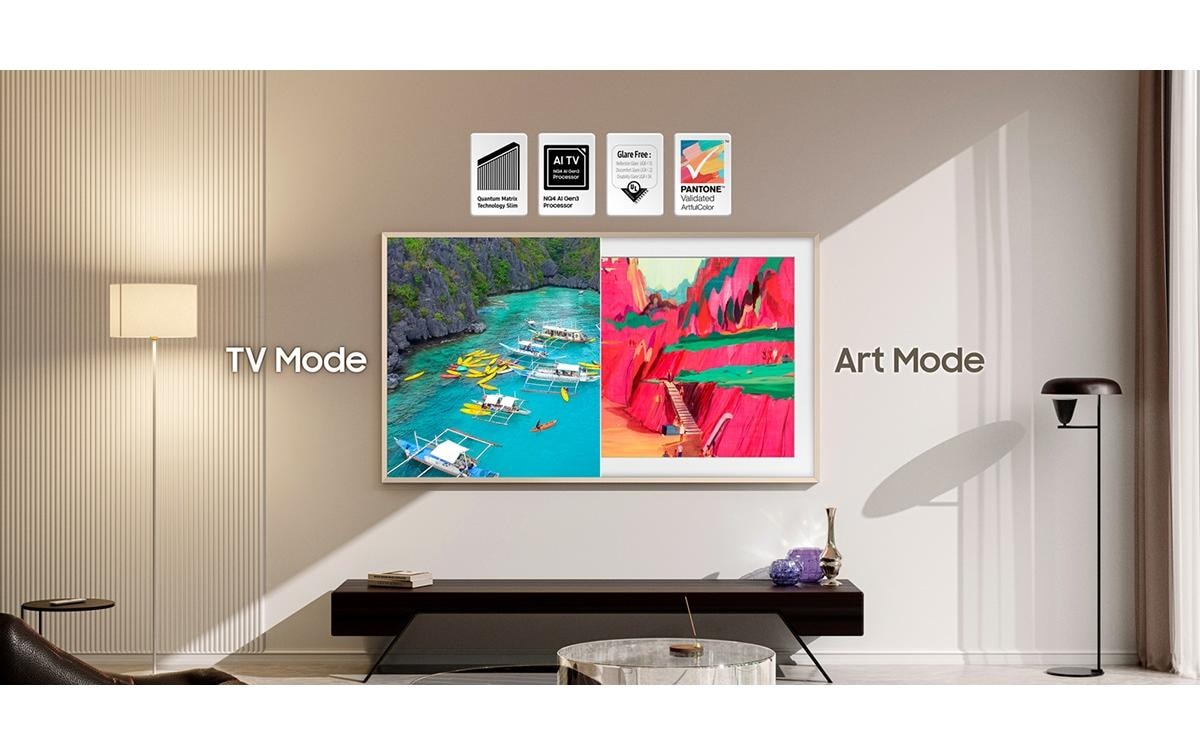 Samsung QLED-Fernseher »QE65LS03FW« 163 cm/65 ″