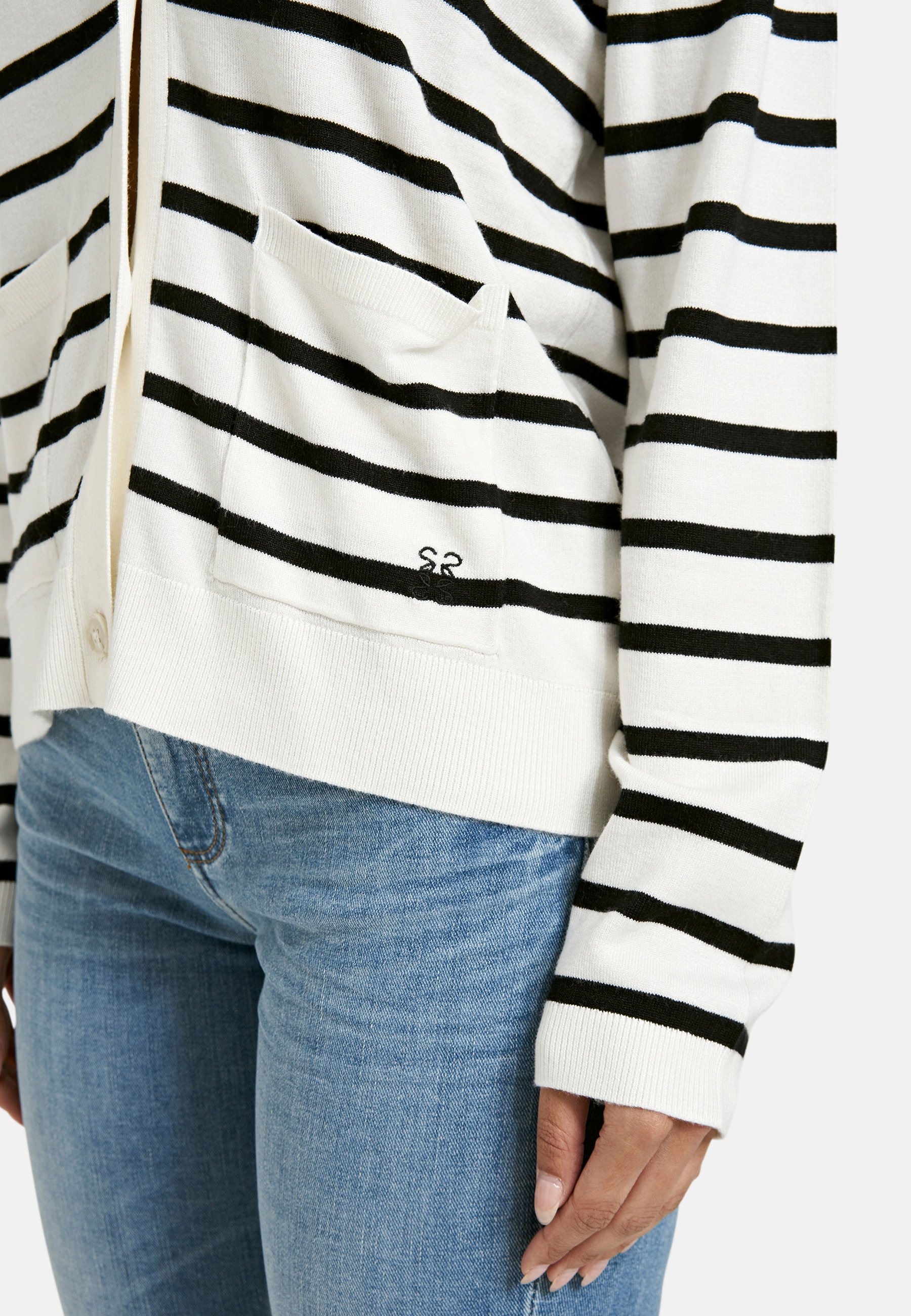 Smith & Soul Strickjacke mit V-Ausschnitt, Viskosemix