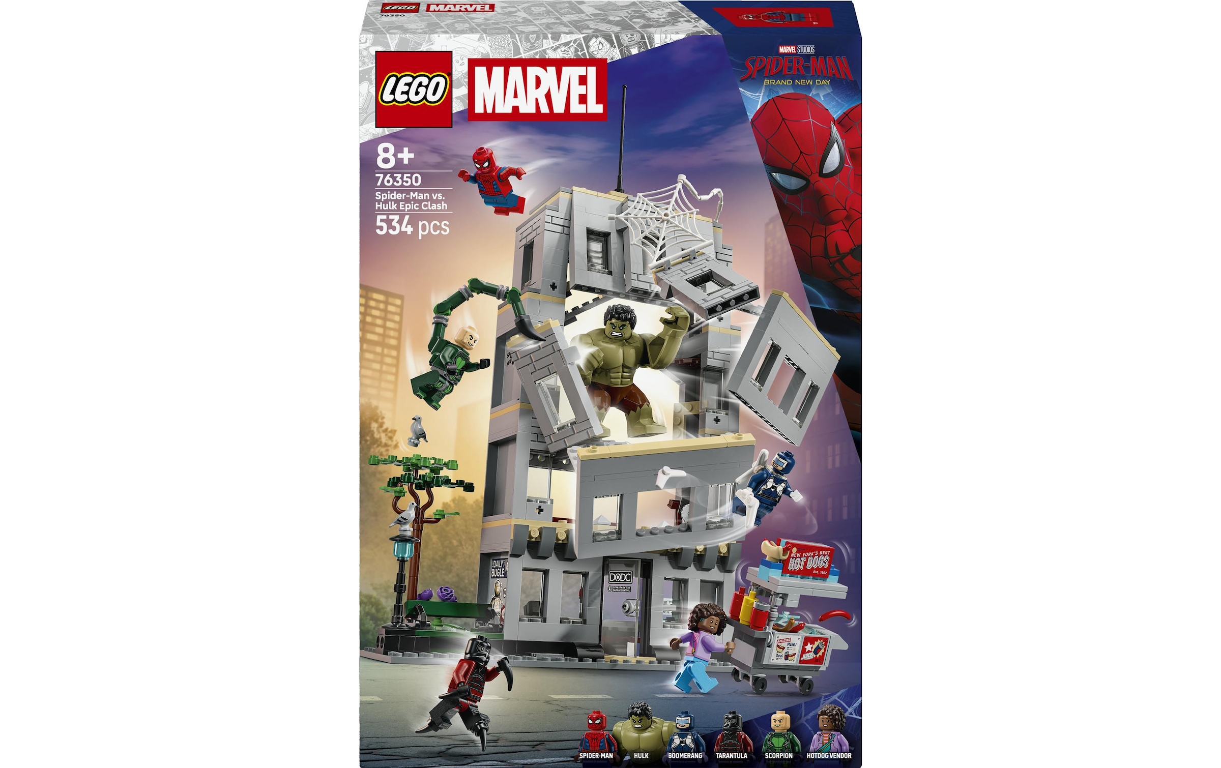 LEGO® Pions de construction »Grosser Showdown: Spider-Man vs. Hulk (76350), LEGO Super Heroes« fabriqué en Europe