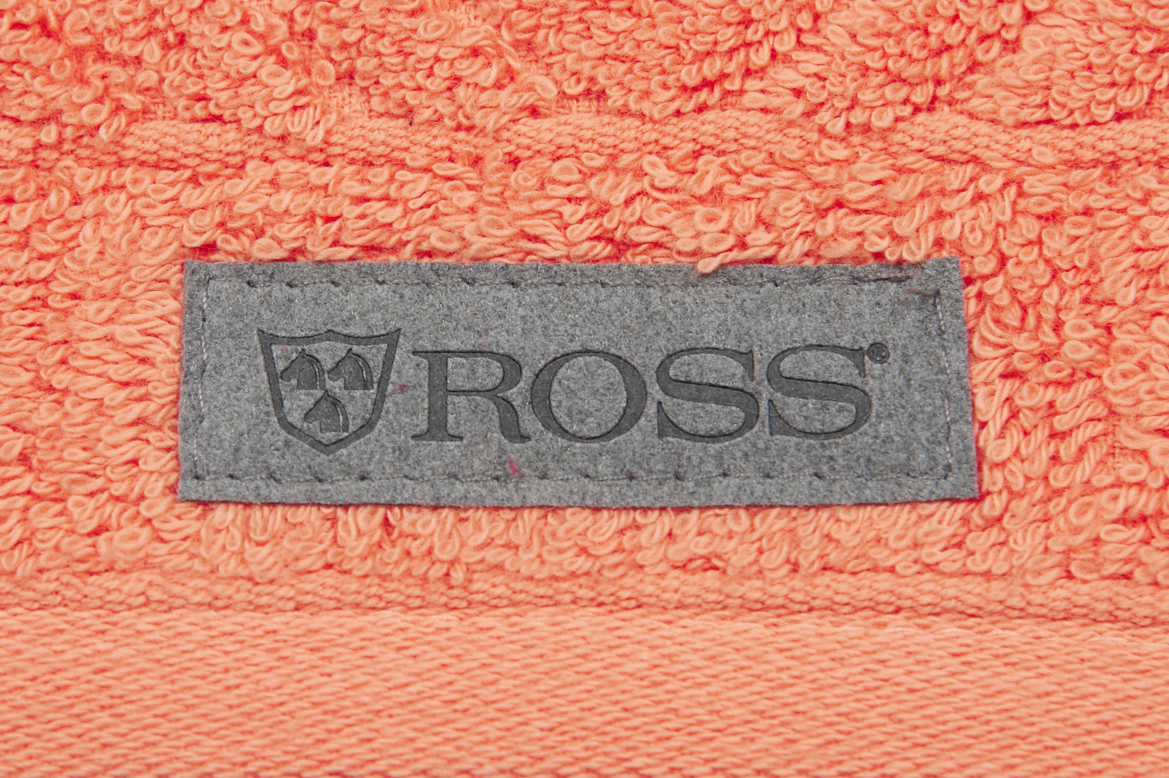 ROSS Drap de douche »Smart« Uni-Rippe mit Velourslabel