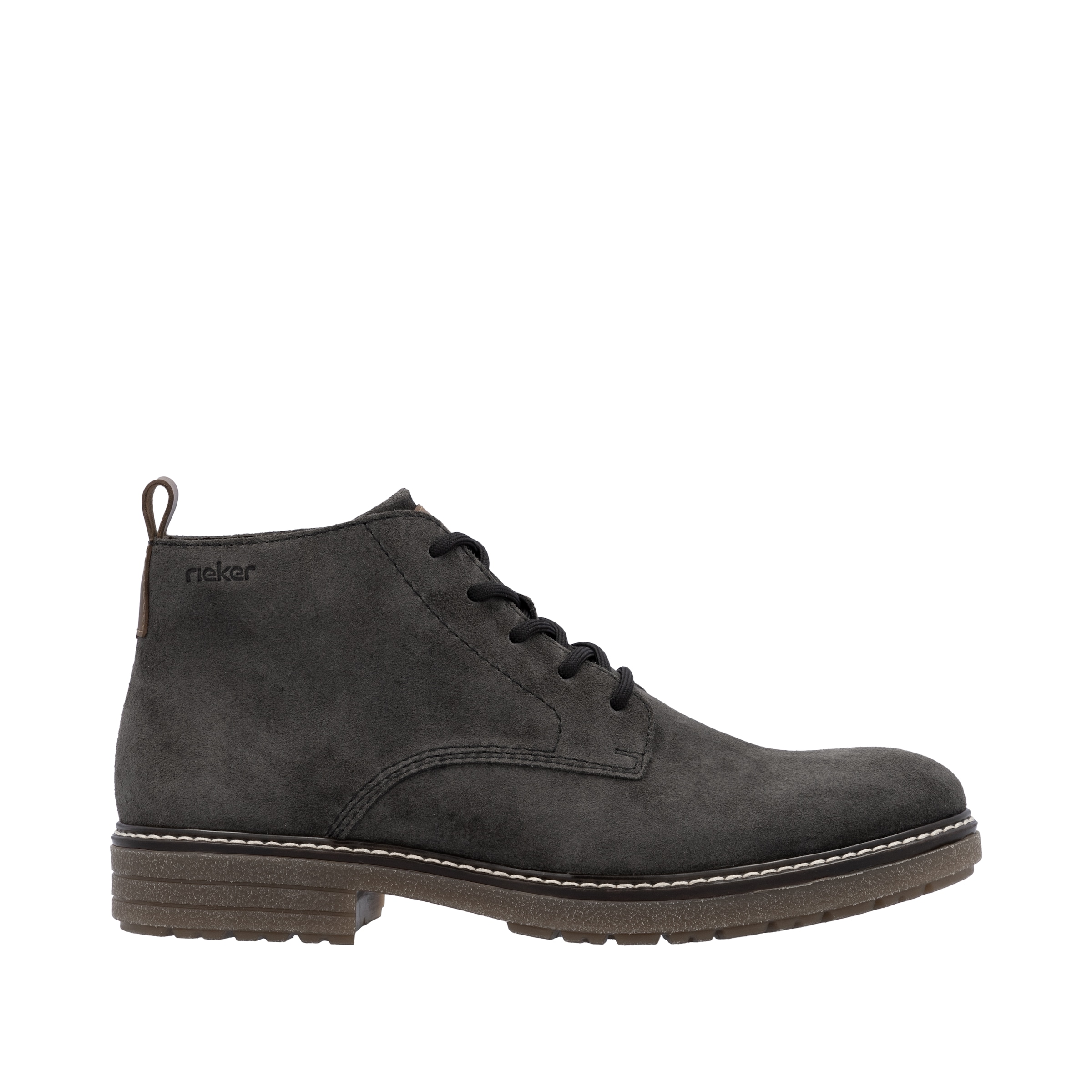 Rieker Schnürstiefelette  Schnürboots, Workerboots, Profilsohle, mit Anziehlasche