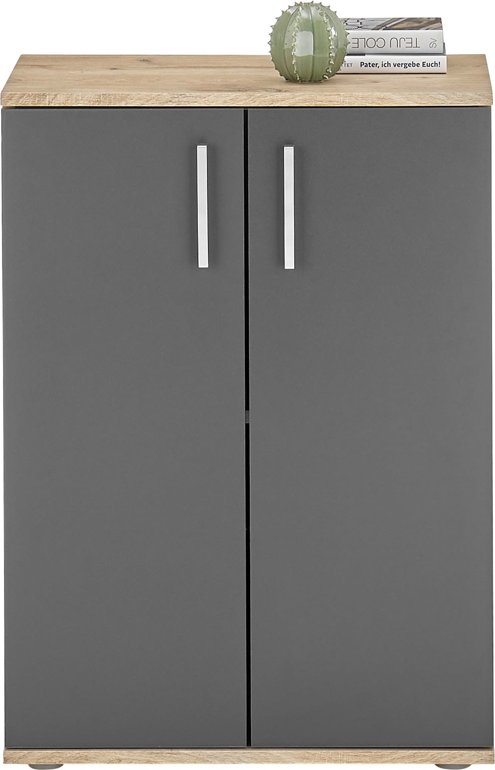 HBZ Kommode »BC-Drift-2, Mehrzweckschrank Stellmass BxHxT 60x84x35 cm« 1 Stk. tlg. Schrank mit 2 Türen und 1 Einlegeboden