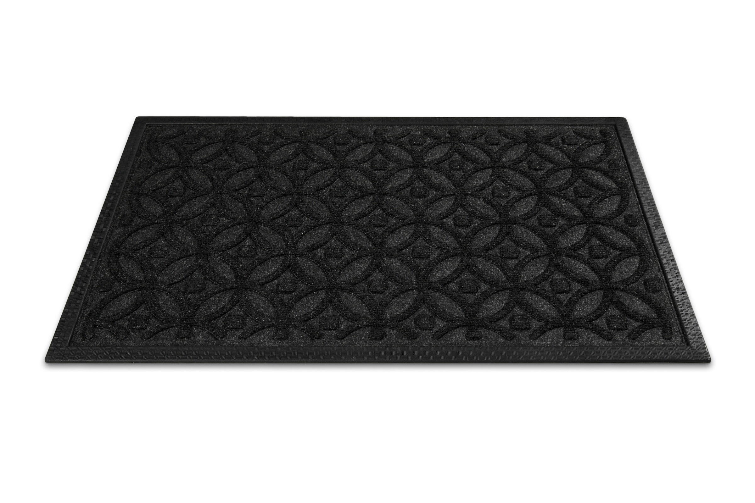 Wecon home Tapis de sol »Midnight Mosaic« Rectangulaire 4 mm Höhe pflegeleicht, rutschfest, Ornamente, Innen & Aussen, Schmutzfangmatte