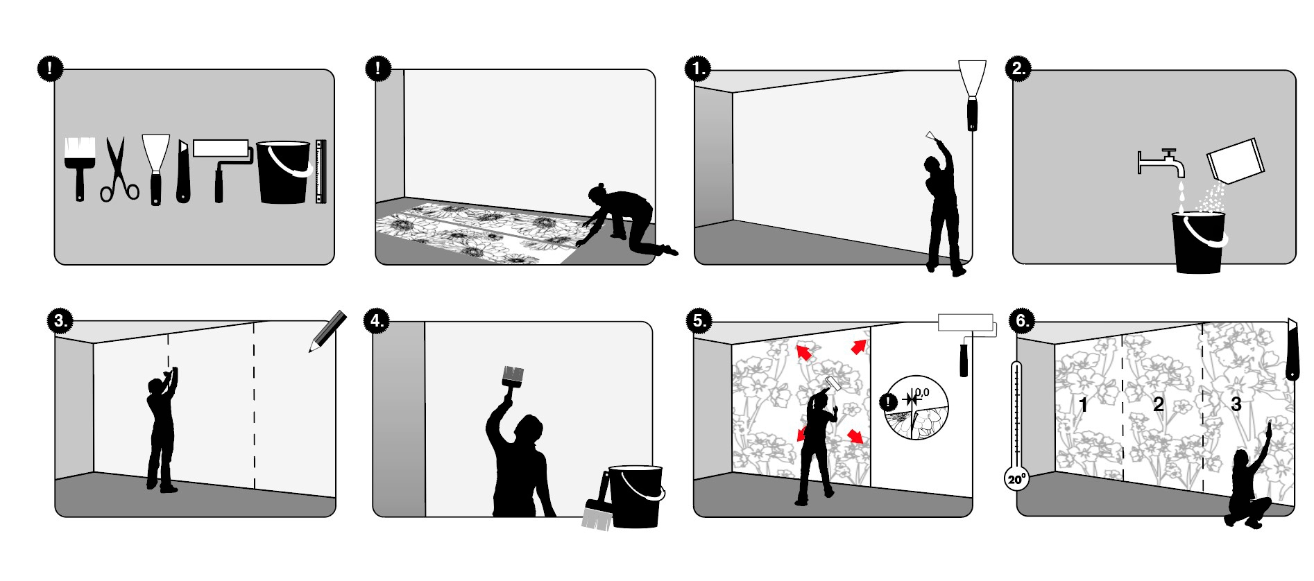 Komar Papier peint intissé »Digitaldruck Vlies -  Bumble Bee - Grösse 400 x 280 cm« imprimé Wohnzimmer, Schlafzimmer