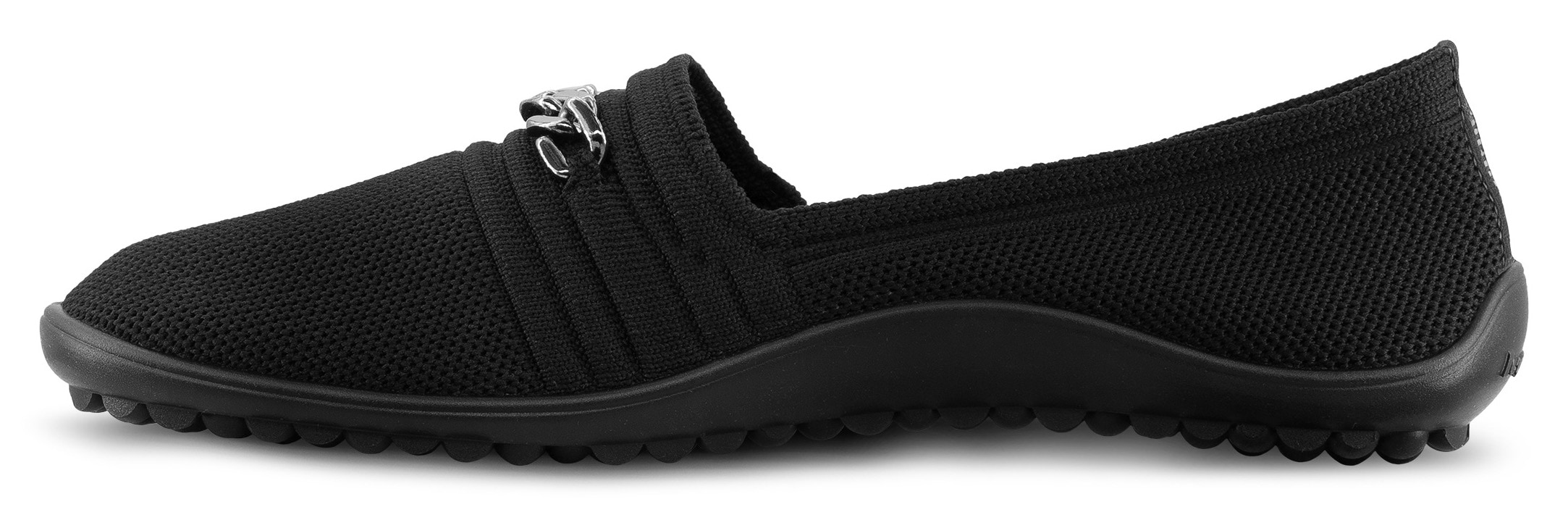 Leguano Chaussures pieds nus »LADY FAMOUS«  flats, ballerines, chaussures confort avec chaîne décorative dorée