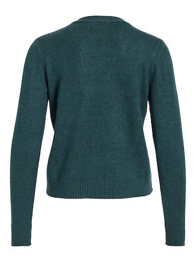 Vila Cardigan »VIRIL SHORT L/S KNIT CARDIGAN-NOOS« Materialmix, regular fit