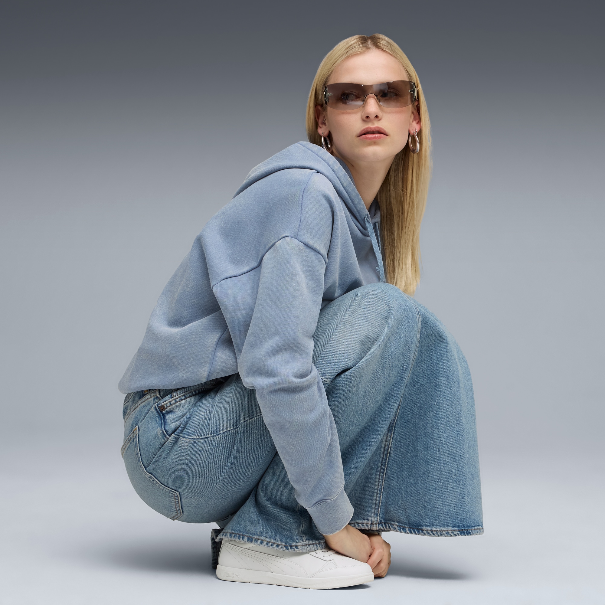 PUMA Sweat à capuche »ESS ELEVATED RELAXED WASH HOODIE FL«