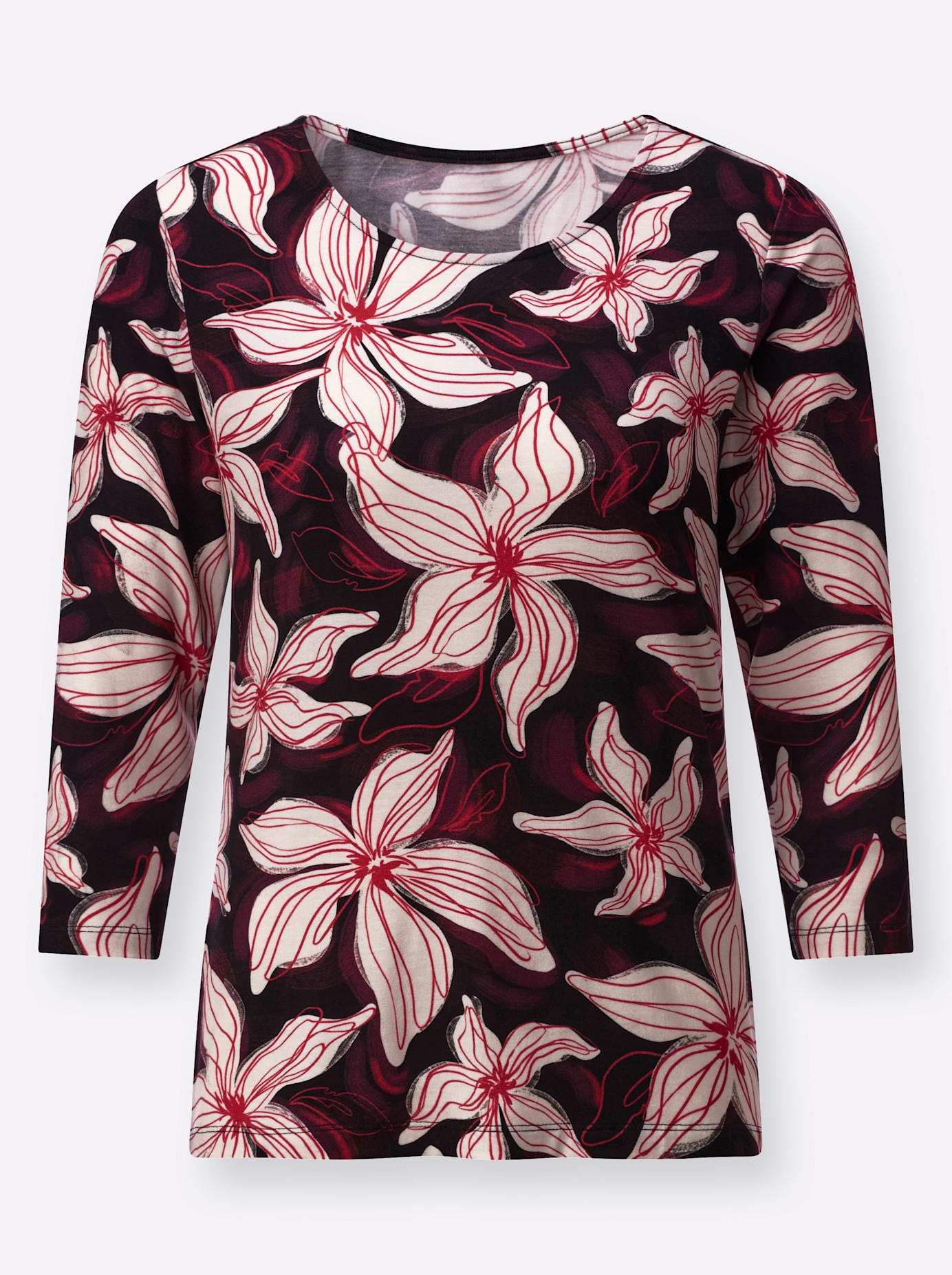 creation L Rundhalsshirt »Druck-Shirt« 1 tlg.