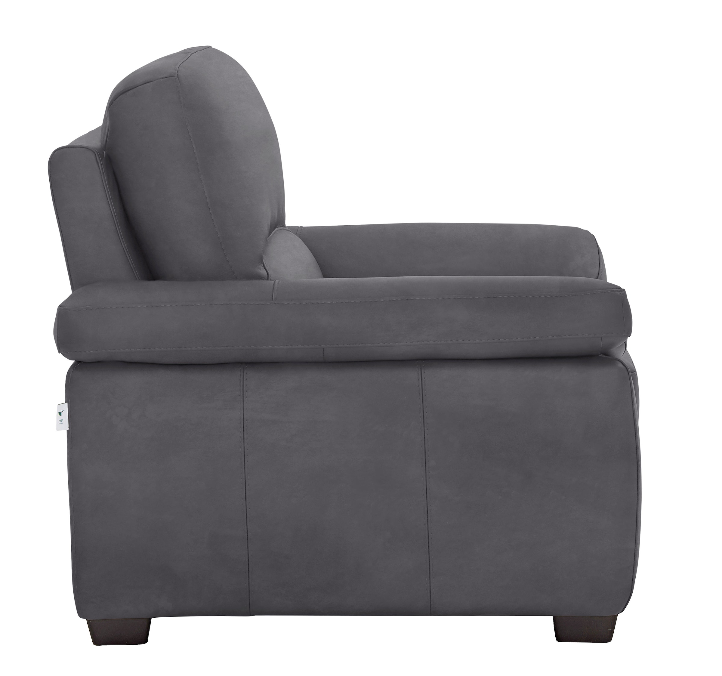 CALIA ITALIA Sessel »Gaia, in edlem Design und mit erstklassigem Sitzkomfort« aus pflegeleichtem Luxus-Microfaser Ginevra Hydro Care