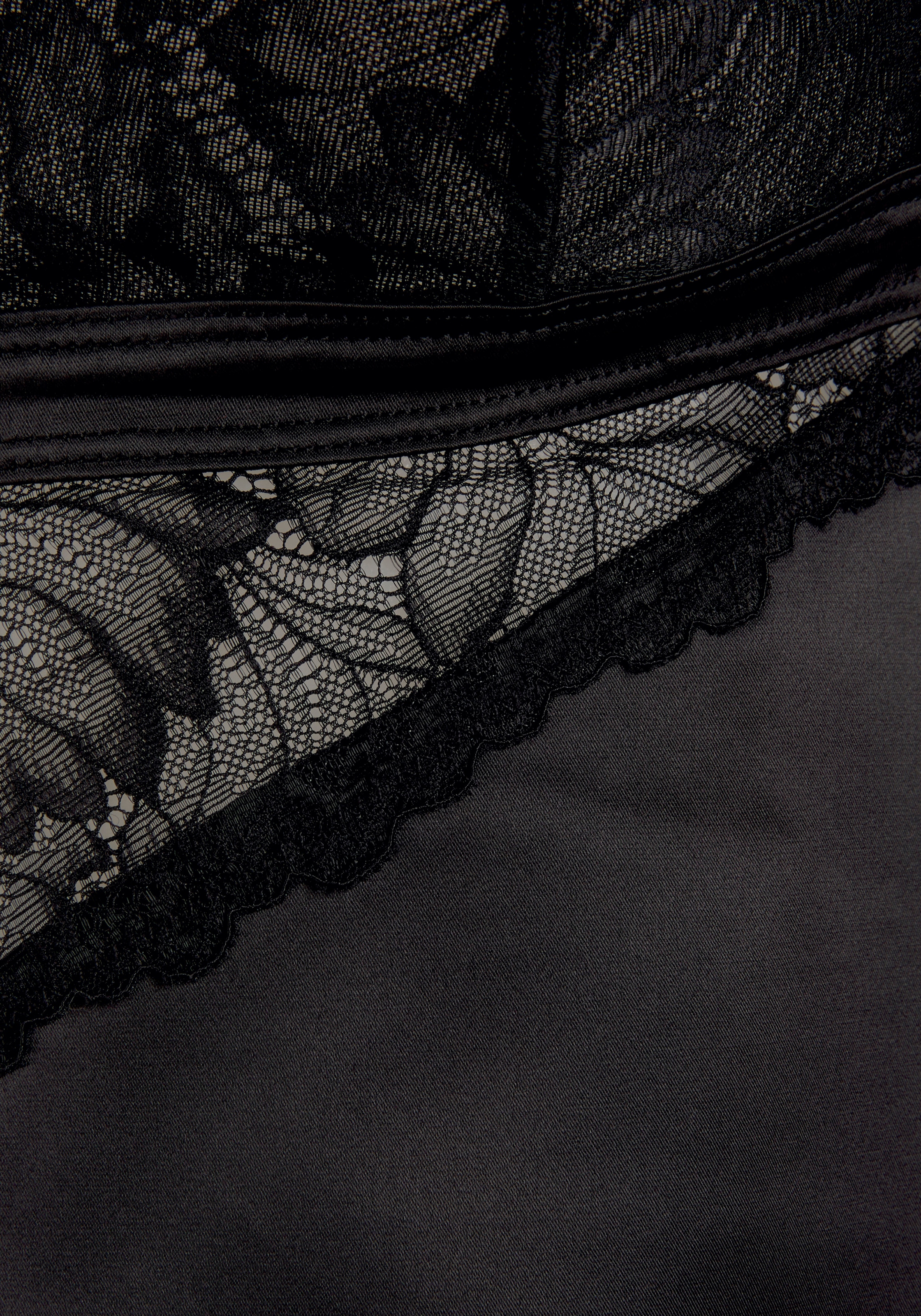 Vivance Dreams Négligé Träger im Rücken gekreuzt, tiefer Rückenausschnitt