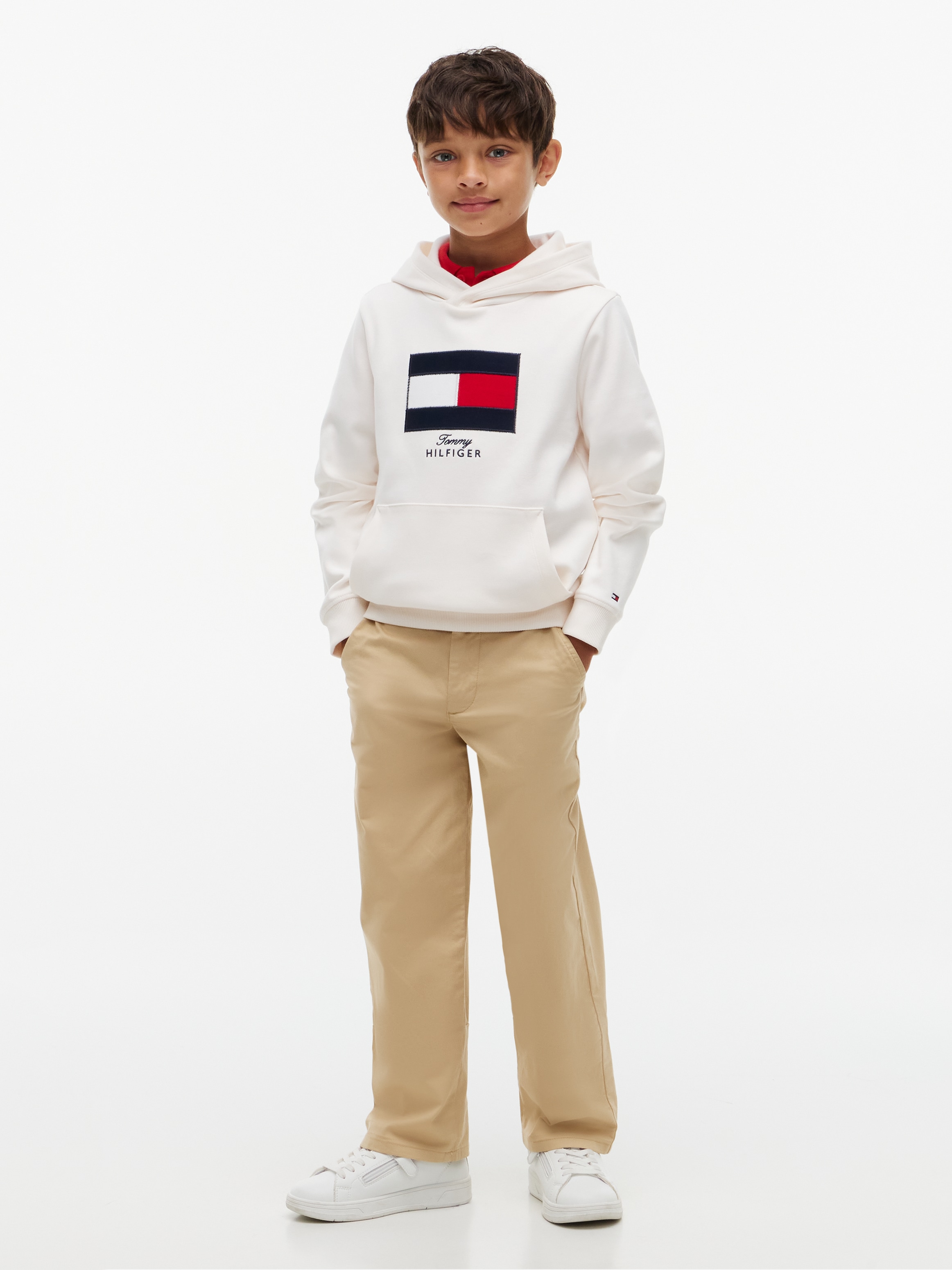 Tommy Hilfiger Sweat à capuche »HERITAGE«, Regular Fit, Kängurutasche, Kinder bis 16 Jahre
