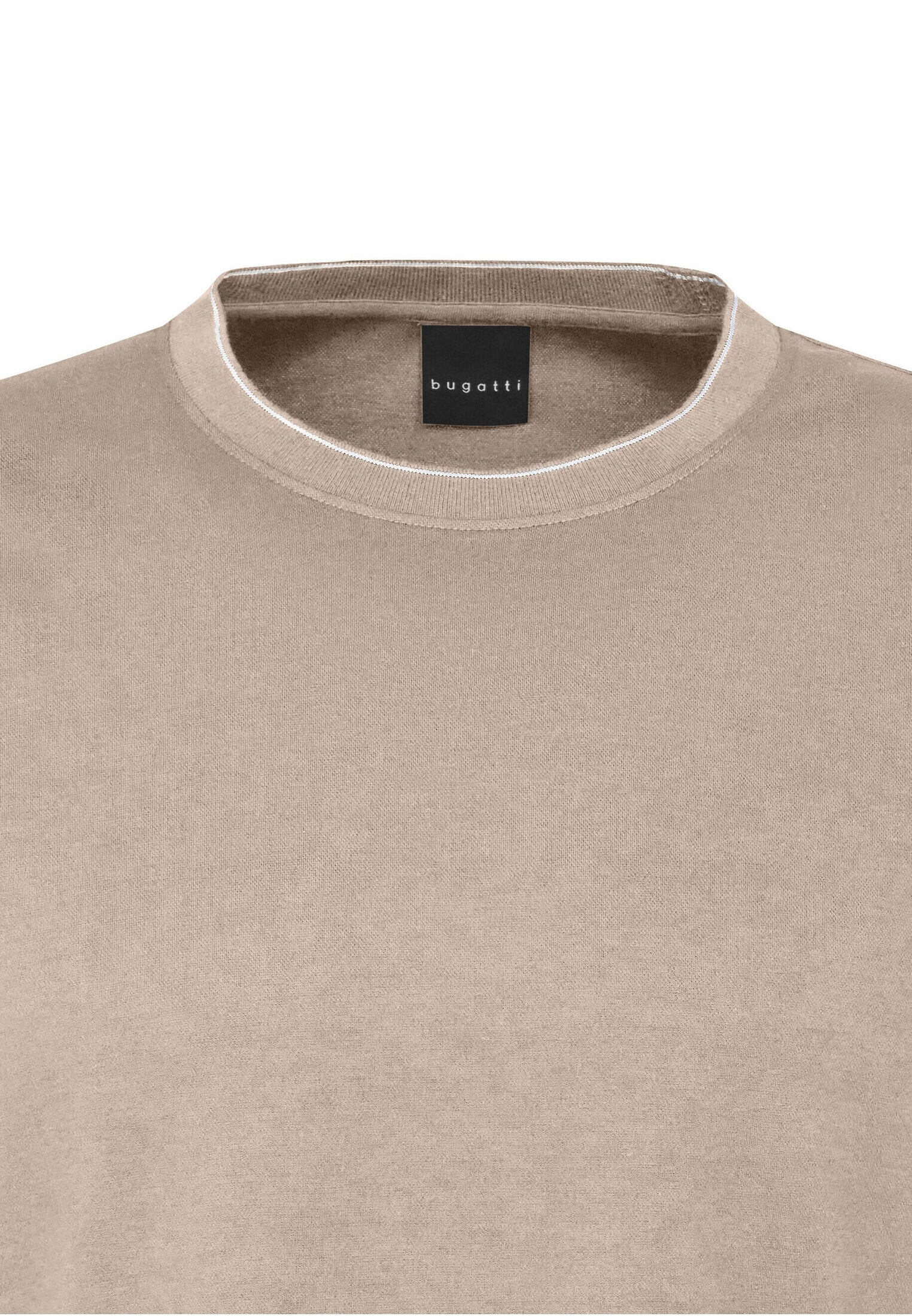 bugatti T-shirt aus Baumwoll-Mischung