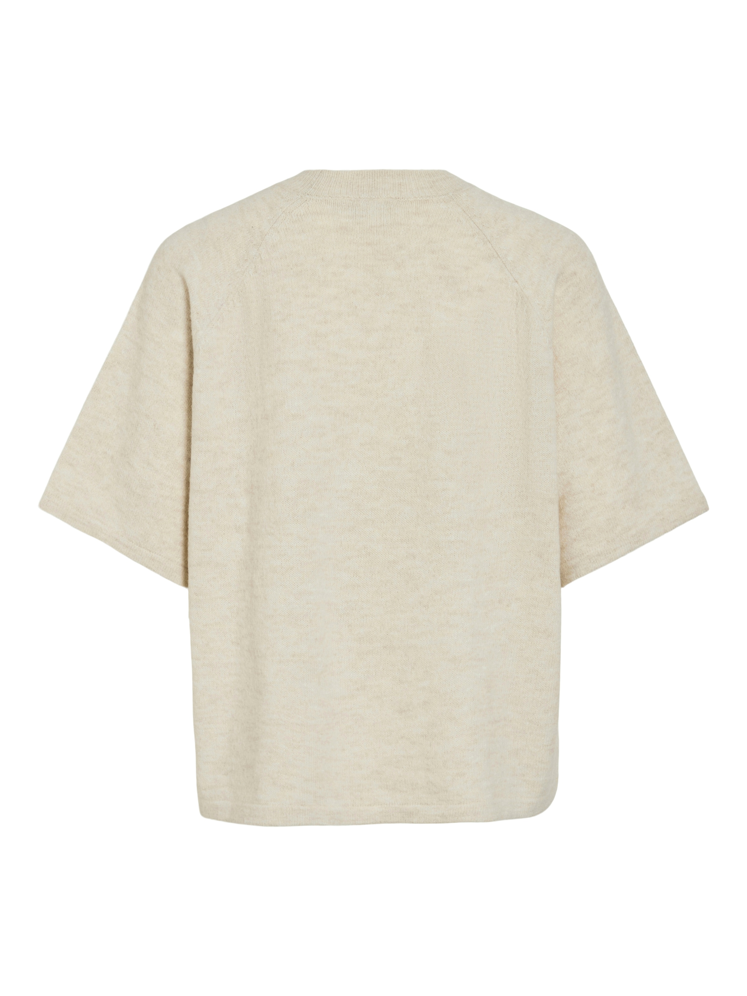 Vila Pull en tricot »VILIGA 2/4 O-NECK KNIT TOP - NOOS« Materialmix, relaxed fit