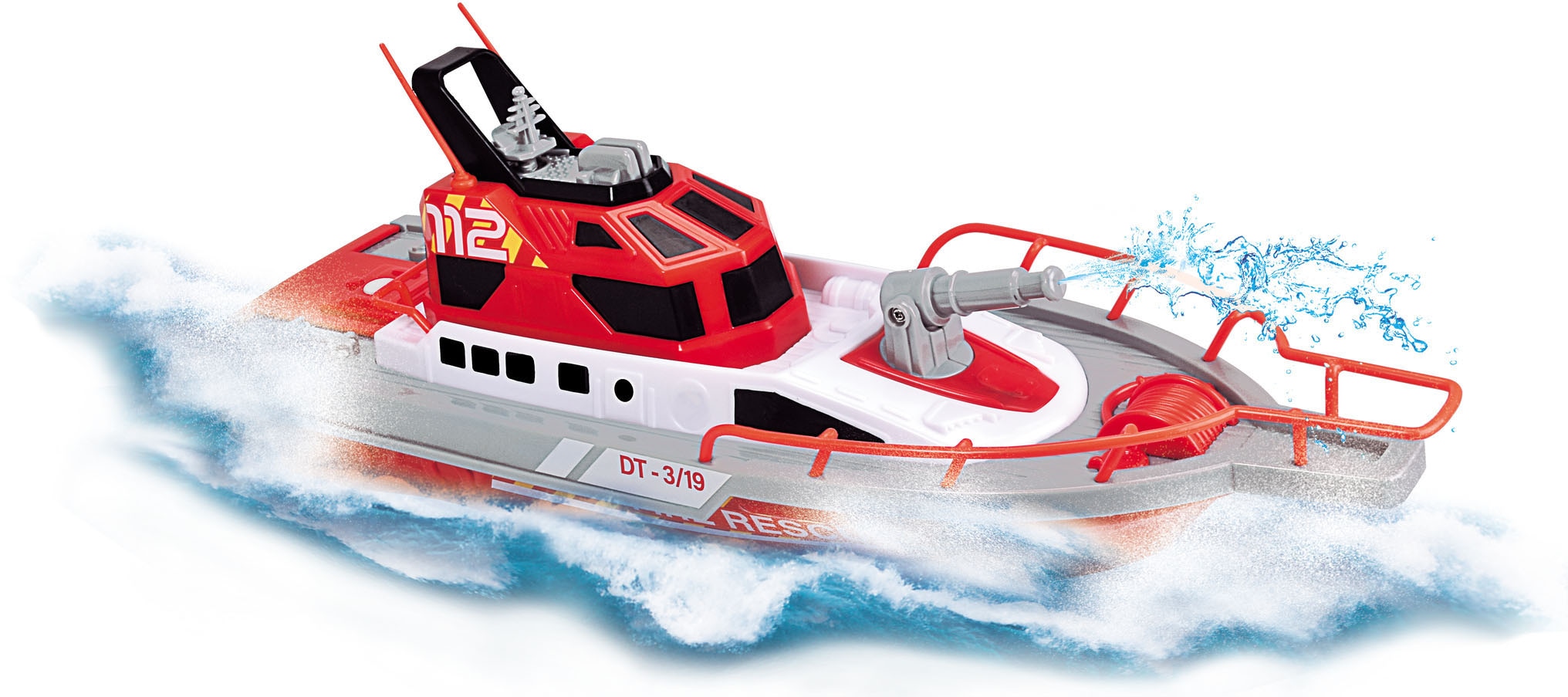 Dickie Toys Bateau RC »Feuerwehrboot« mit Wasserspritzfunktion und Fernbedienung