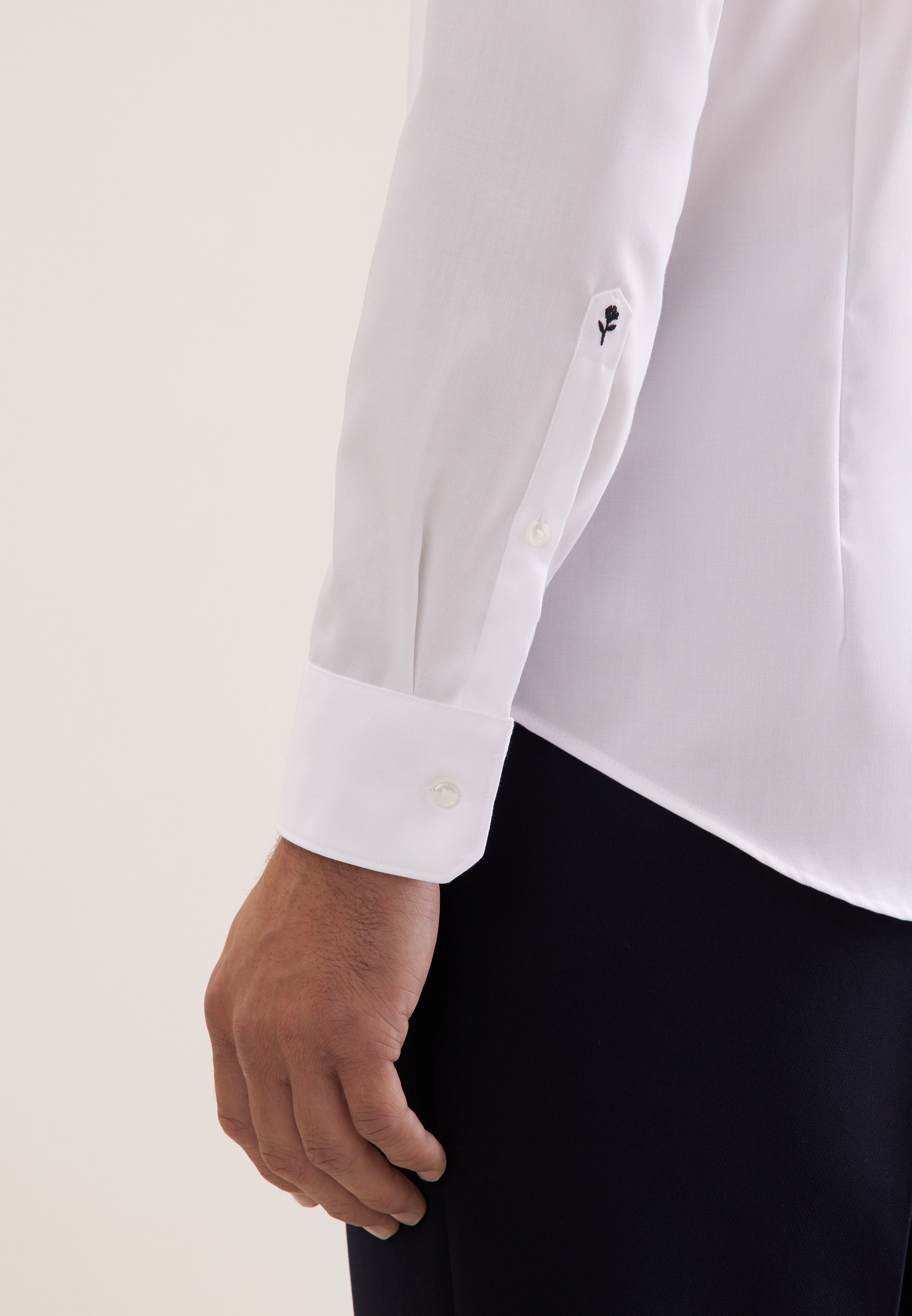 seidensticker Businesshemd »Schwarze Rose« Slim 1/1 Kentkragen Uni