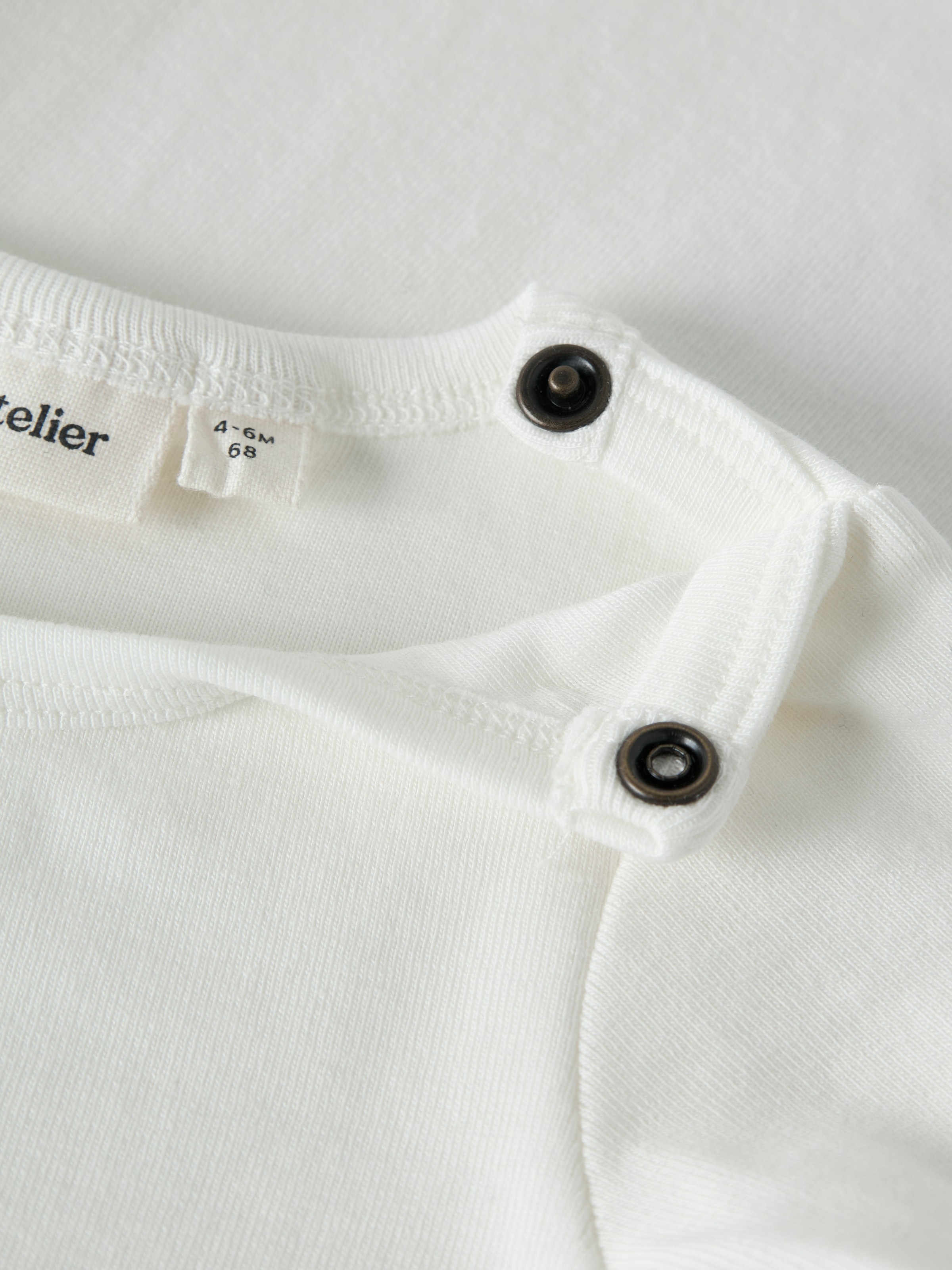 Lil' Atelier Body à manches longues »NBNGAYO LS SLIM BODY LIL NOOS« mélange de coton