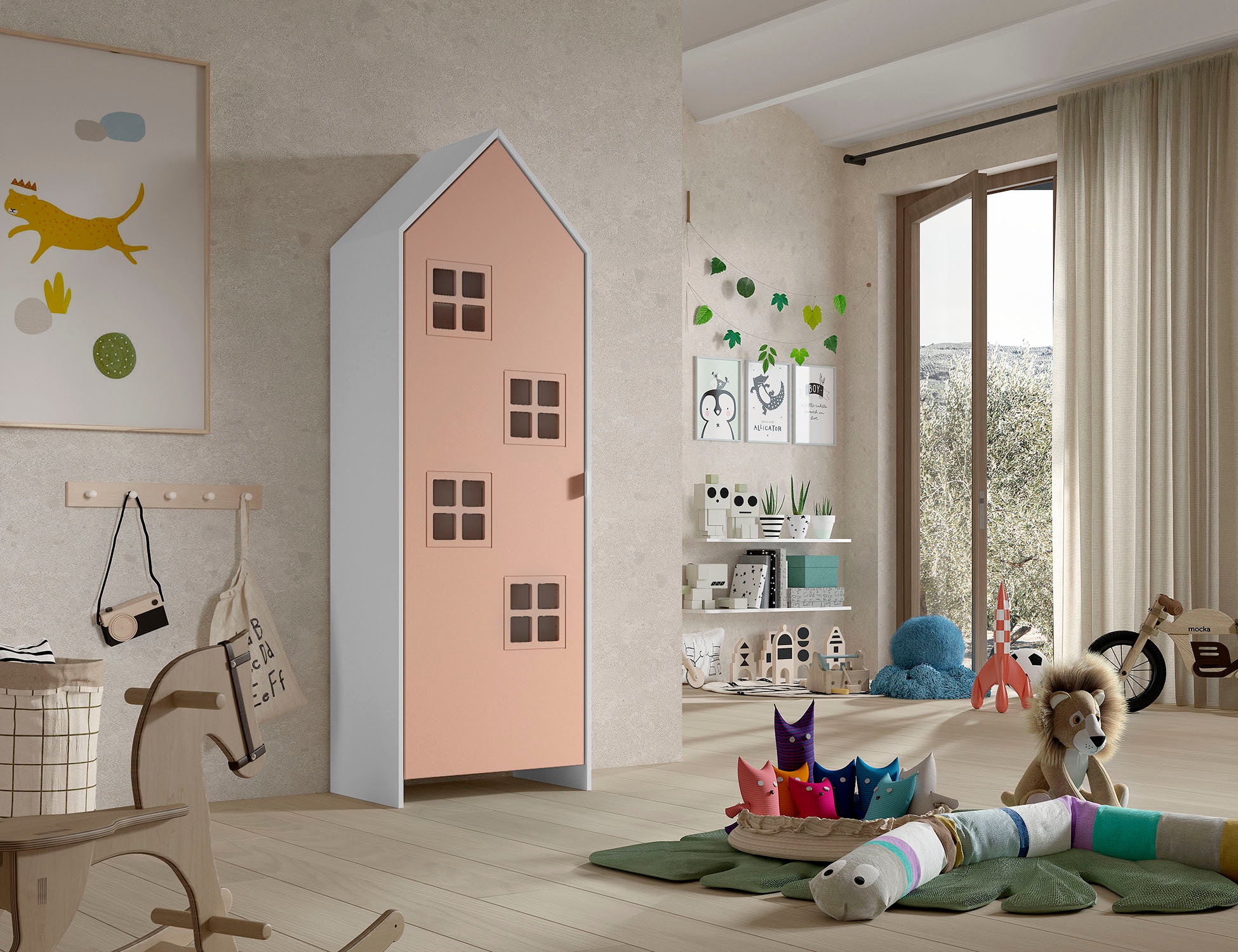 Vipack Armoires à vêtements »Casami, mit trendiger Optik in zeitlosem Design« L/H/P env. 57,6x171,3x37 cm, façades disponibles en différentes couleurs,  aménagement intérieur variable et beaucoup d’espace de rangement