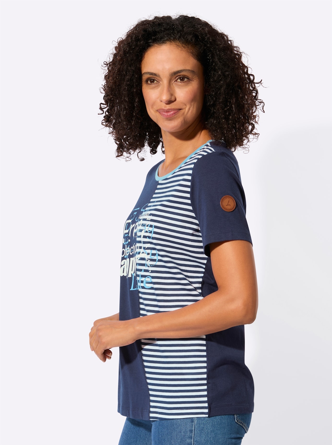 Casual Looks Shirt à col rond »Rundhals-Shirt« 1 pièces