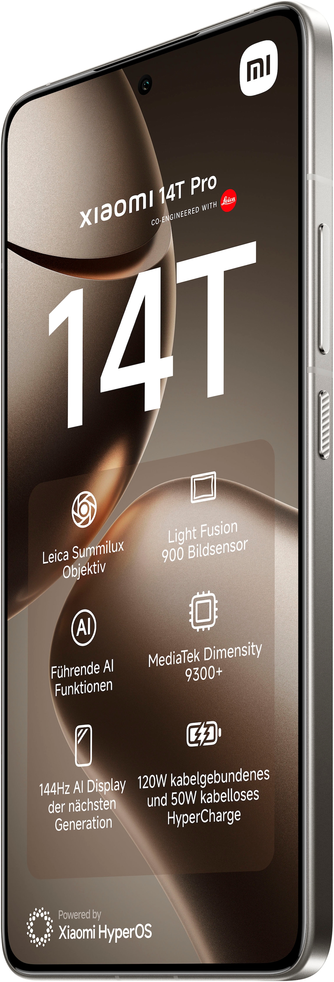 Xiaomi Smartphone »Xiaomi 14T Pro 512GB« Titan Gray