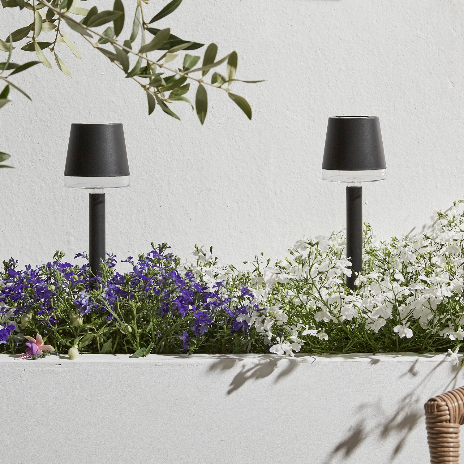 LUXFORM Gartenleuchte »Solar-Gartenlampe - Cala d'Or - 4 Stück« LED-Modul 4 Stk. Solarbetrieben
