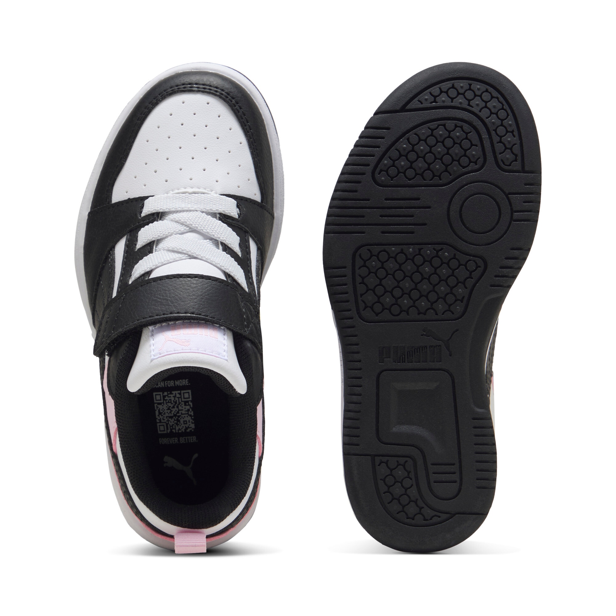 PUMA Sneakers »REBOUND V6 LO AC+ PS«  knöchelhoher Schnitt, mit Klettverschluss, mit Gummilaufsohle