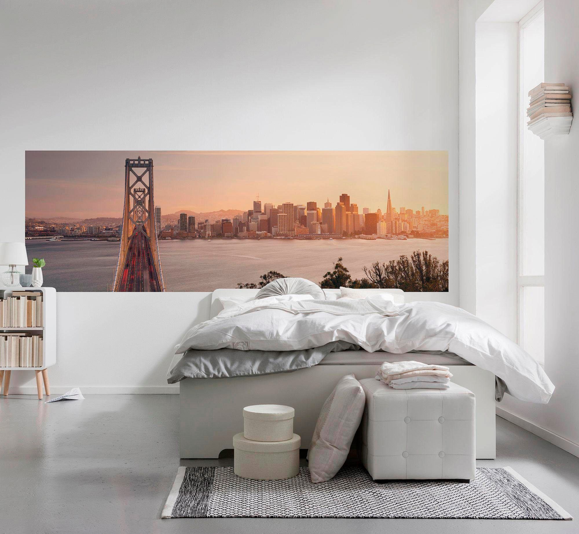 Komar Vliestapete »Digitaldruck Vlies -  California Dreaming - Grösse 300 x 100 cm« bedruckt glatt Wohnzimmer, Schlafzimmer
