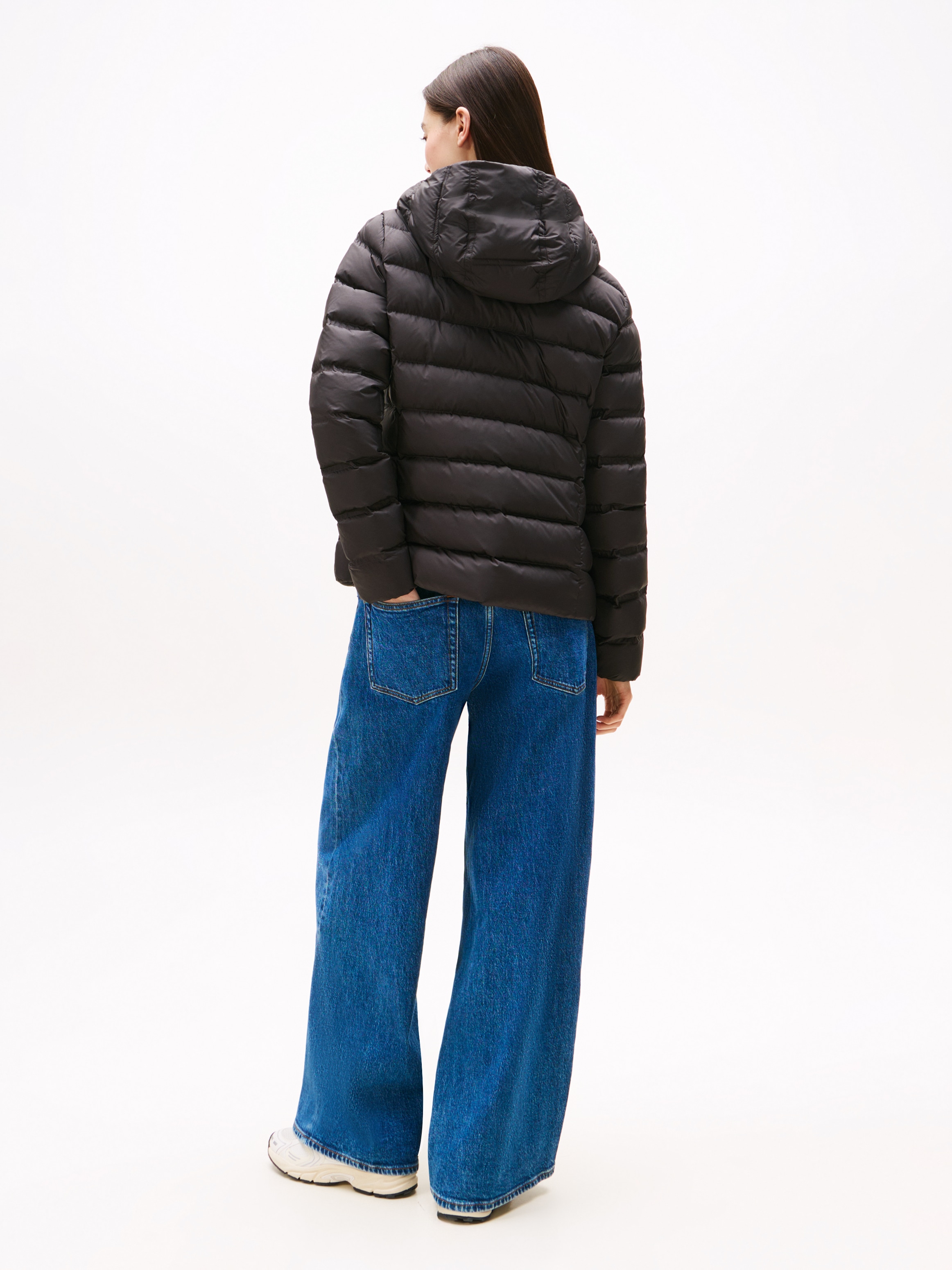 Tommy Jeans Veste matelassée »TJW SLIM HOOD PRNT DOWN JCKT EXT« avec capuche