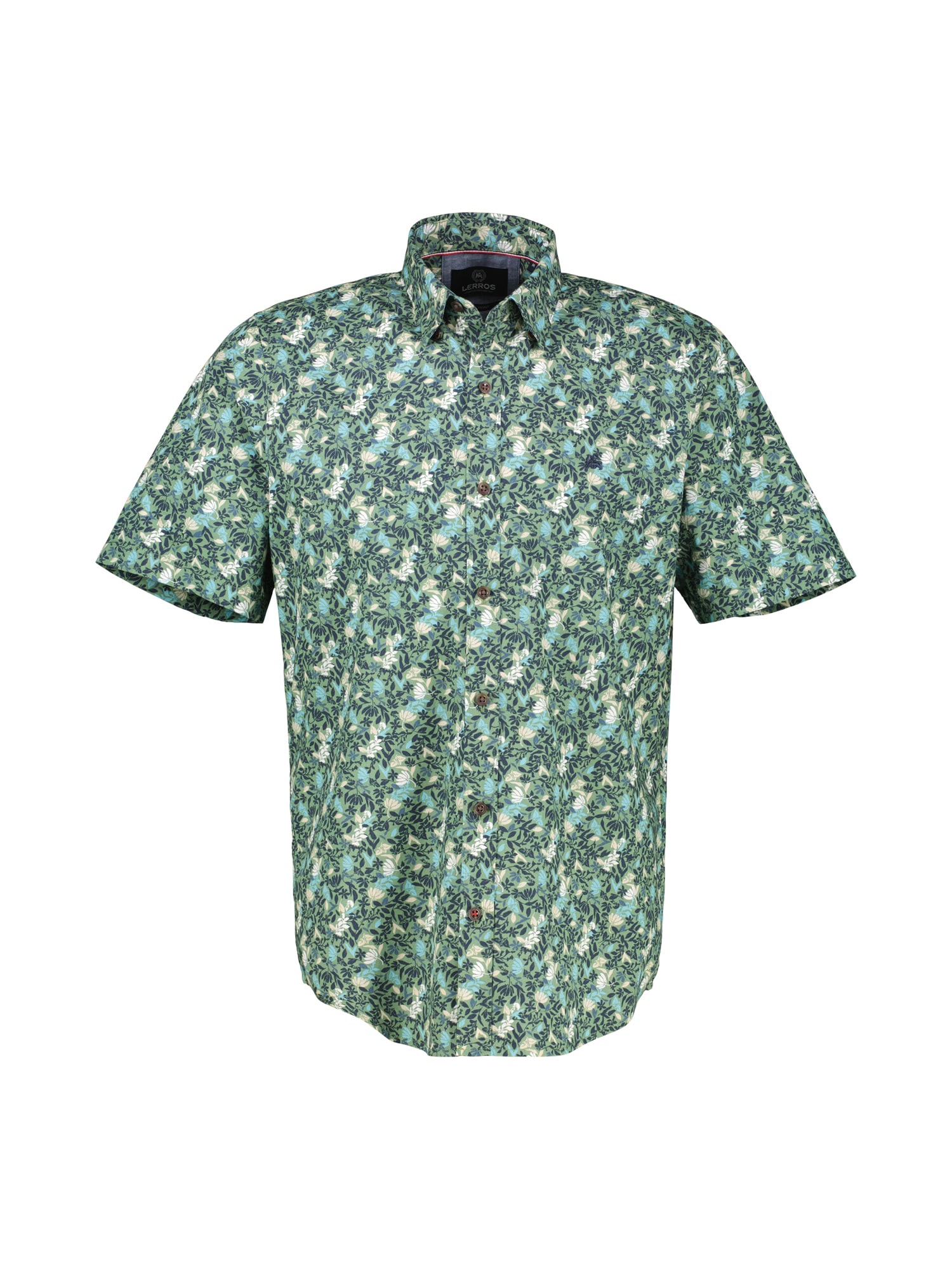 LERROS Chemise à manches courtes »Herren Halbarmhemd, floral bedruckt«