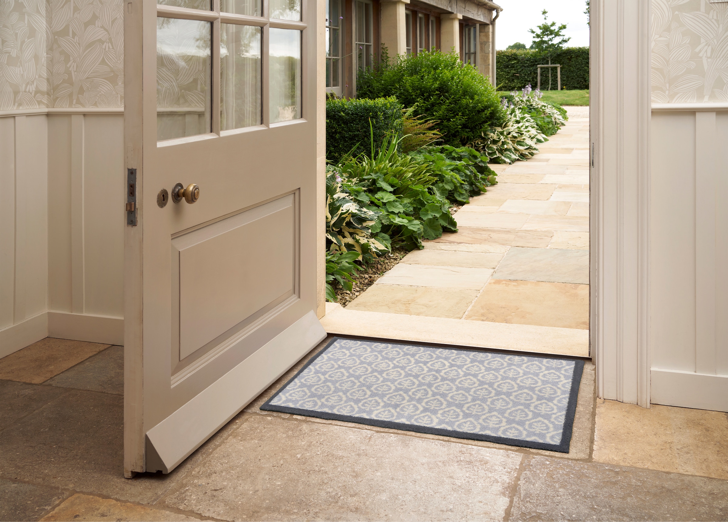 Turtle Mat Tapis de sol »Fencott Blue« Rectangulaire 9 mm Höhe