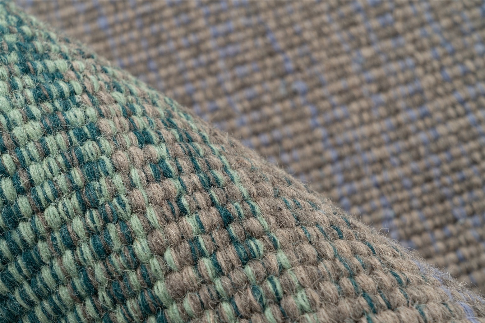 Padiro Teppich »Twice 325« rechteckig 13 mm Höhe Handgearbeitet, Naturteppich, beidseitig verwendbar