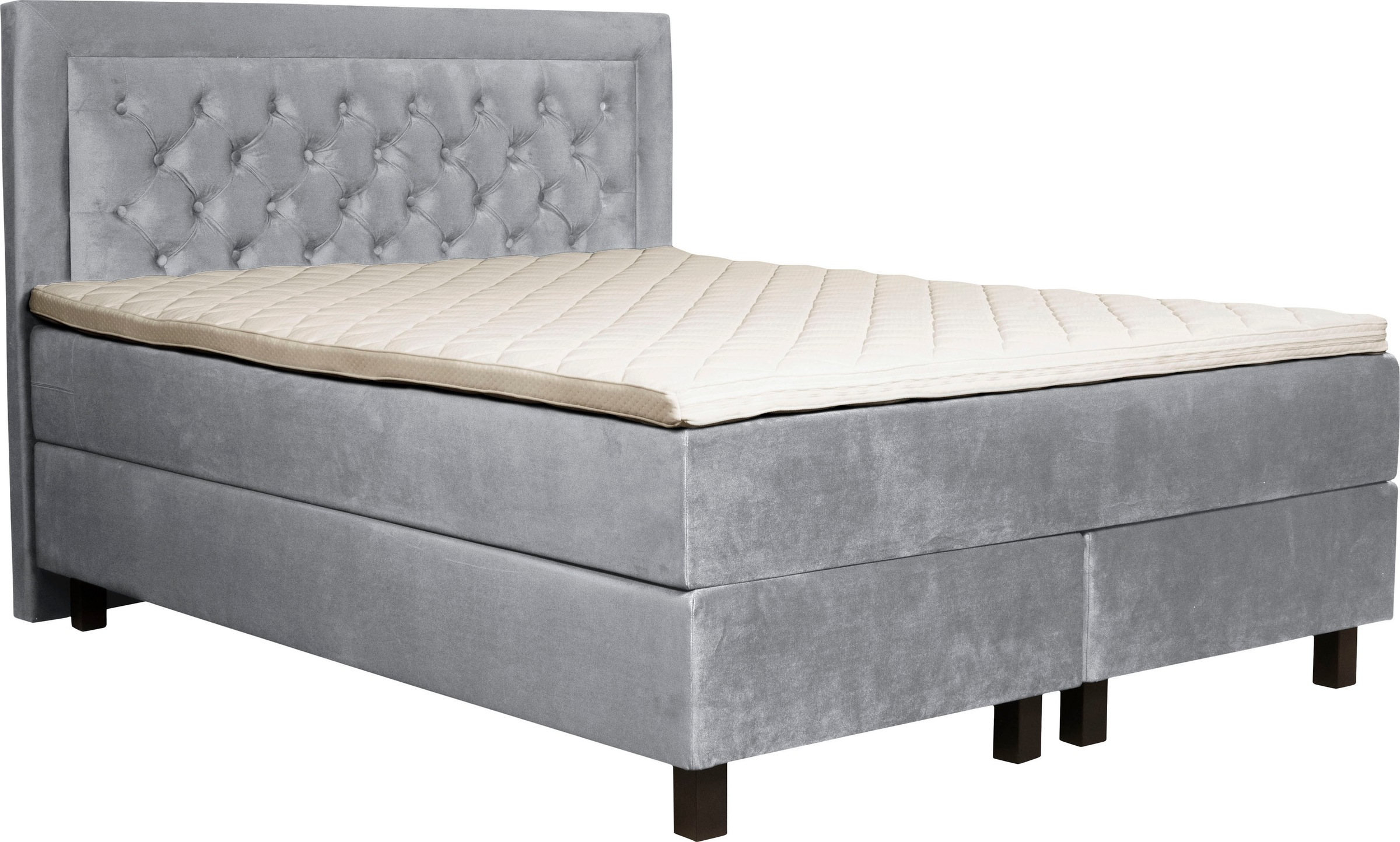 Home affaire Lit boxspring »Jeanne« incl. topper avec matelas à ressorts ensachés