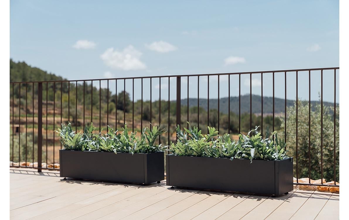 Herstera Garden Bac à plantes »Metall 80 x 25 x 25 cm«