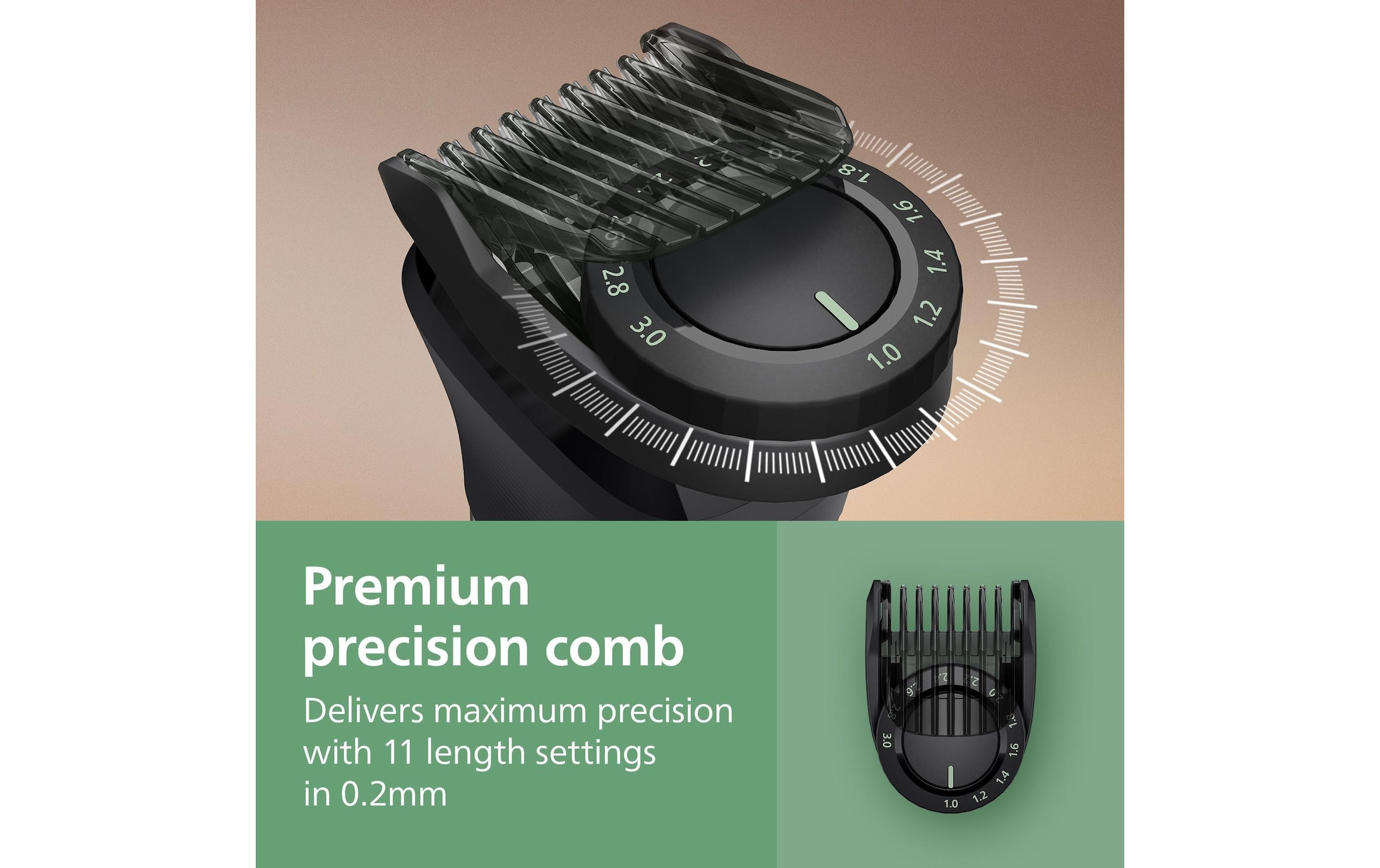 Philips Trimmer multifonctionnel »Series 7000 MG7941/15« 17 Aufsätze 17-in-1-Trimmer für Gesicht, Körper und Kopfhaare