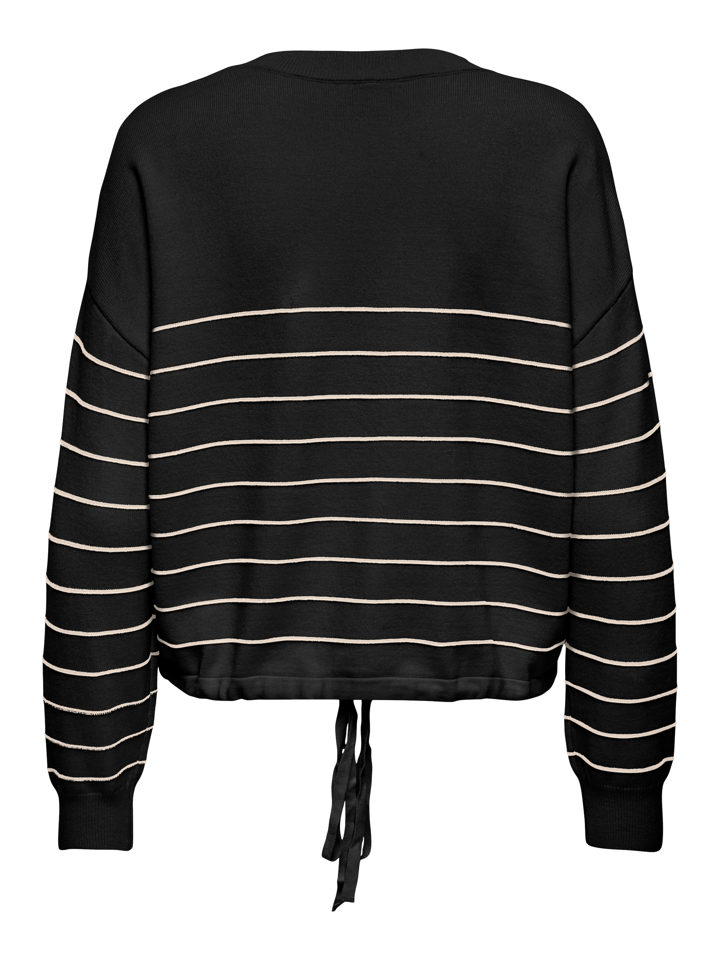 ONLY CARMAKOMA Pull à col rond »CARSIGNE LS TEXT DETAIL O-NECK KNT«