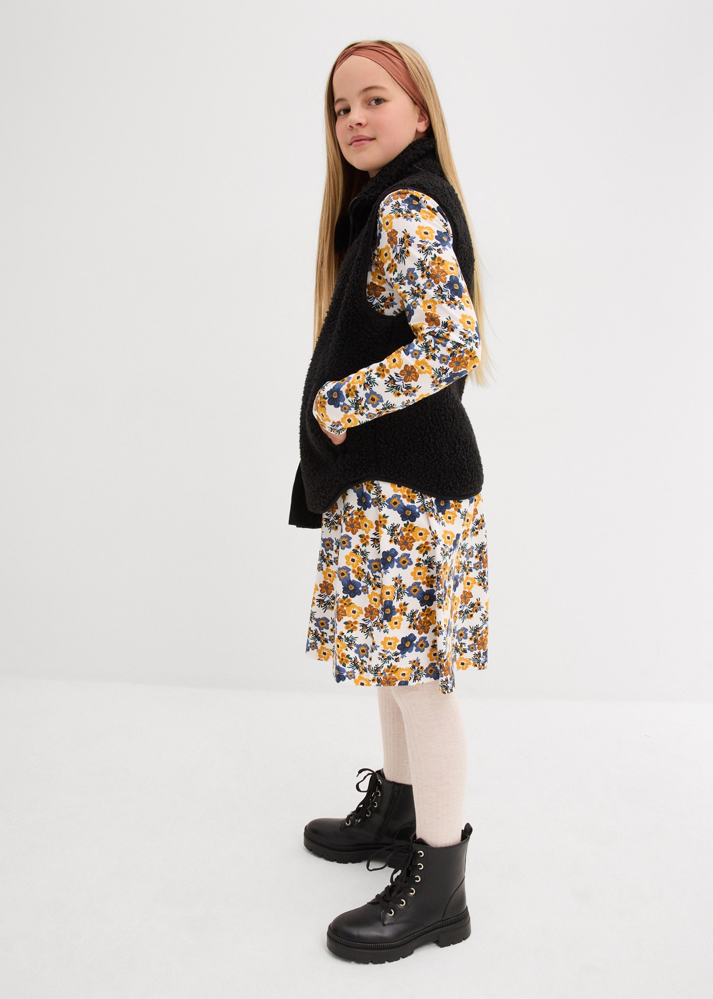 bonprix Robe en jersey »Jerseykleid (2er Pack) aus reiner Baumwolle« Packung, 2, 2 cuis tlg. Jerseykleid (2er Pack) aus reiner Baumwolle