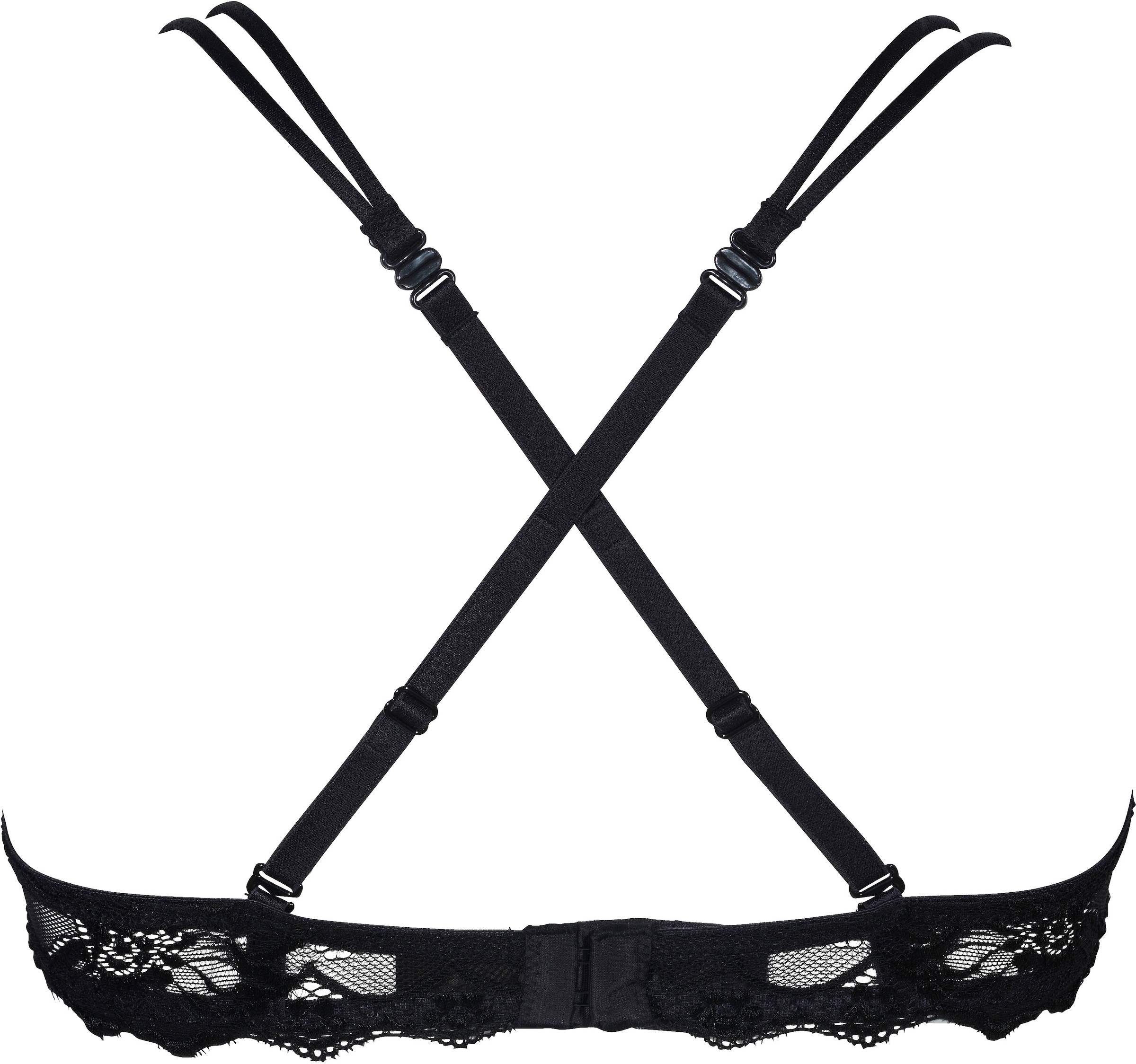 After Eden Push-up-BH »ANNA« mit Schale, mit Bügel, mit Spitze, bequem, feminin, push up